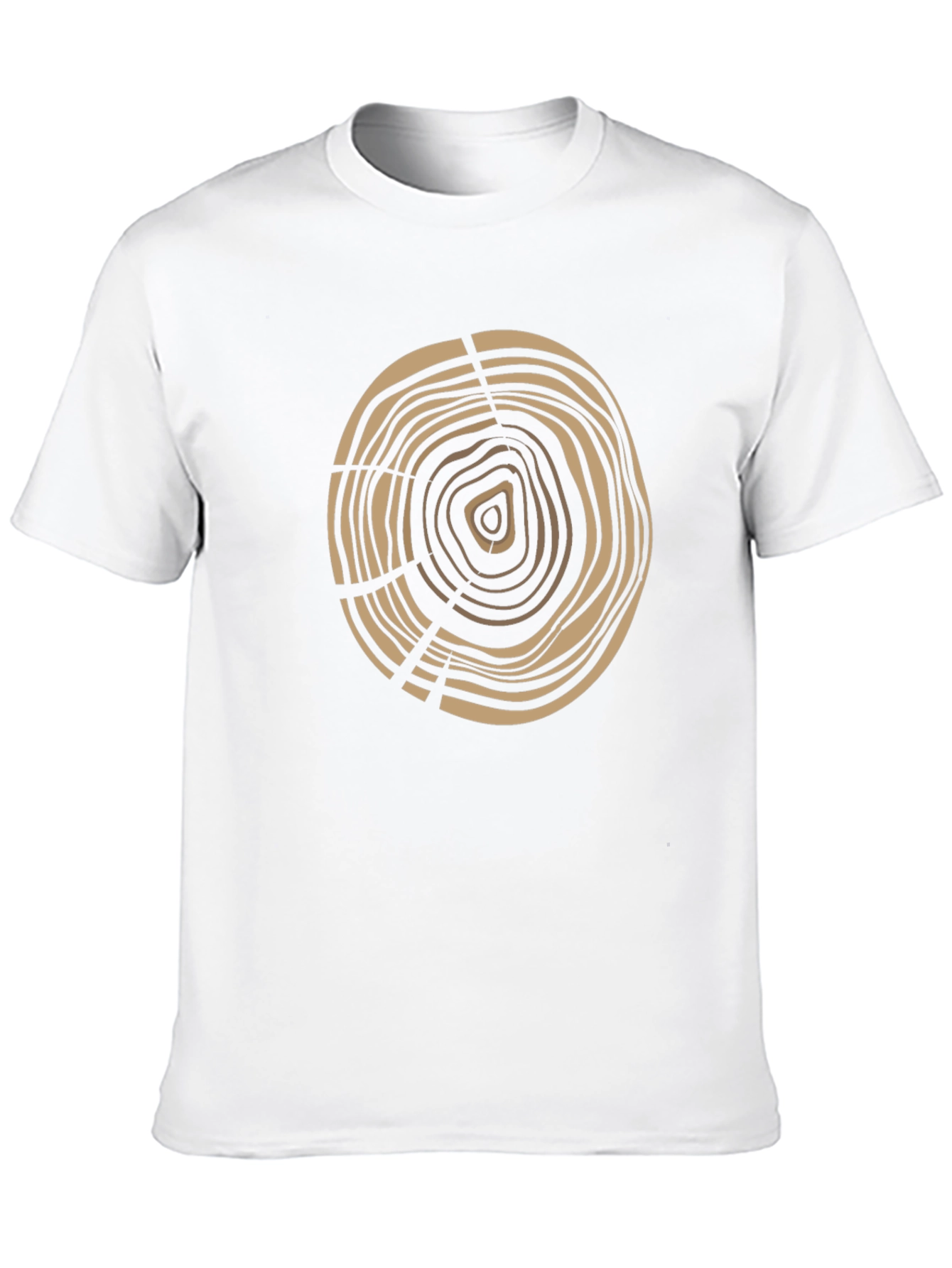 Tree Ring Graphic Tee - Earthy Design