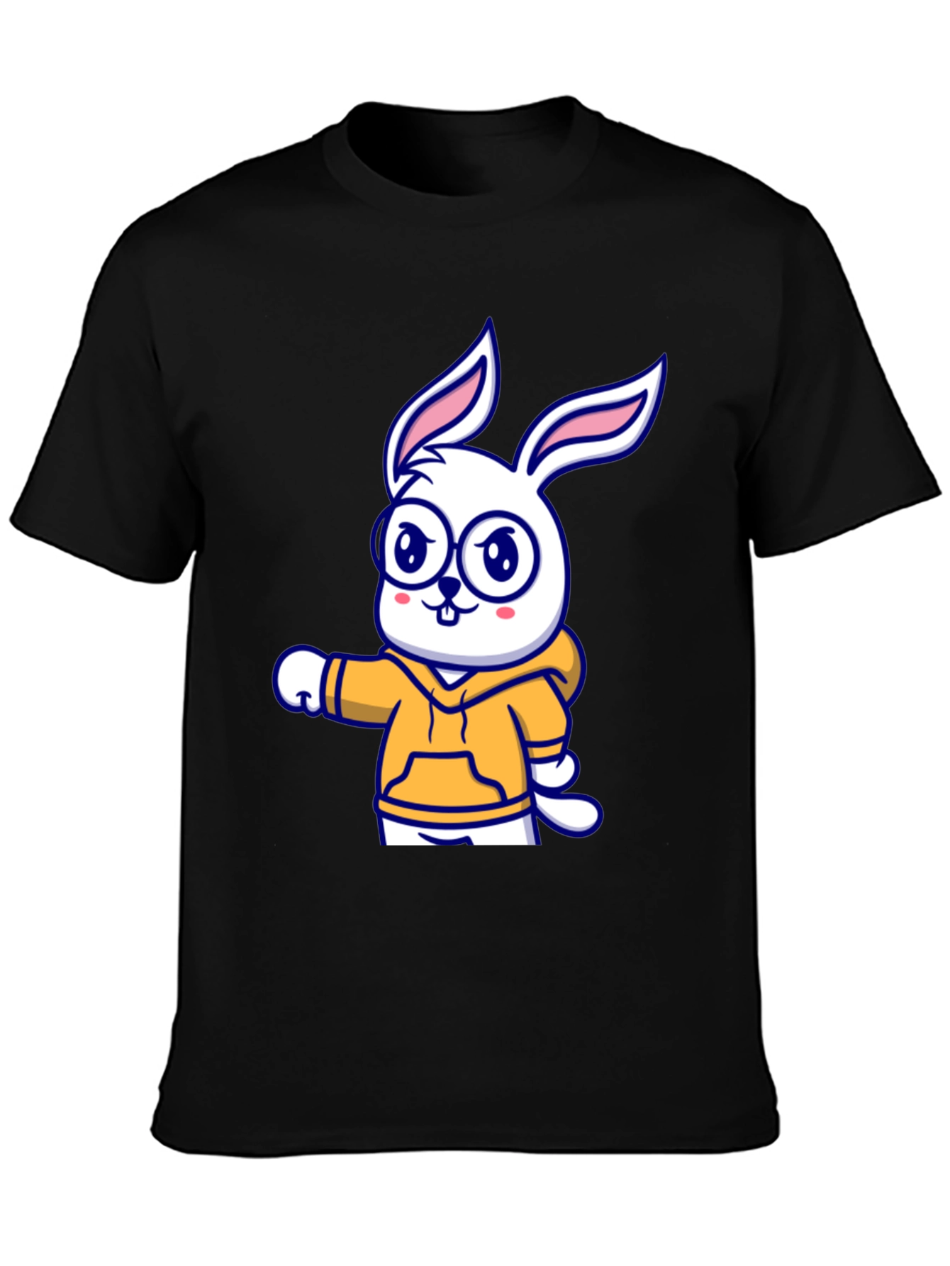 Cartoon Bunny Hoodie T-Shirt
