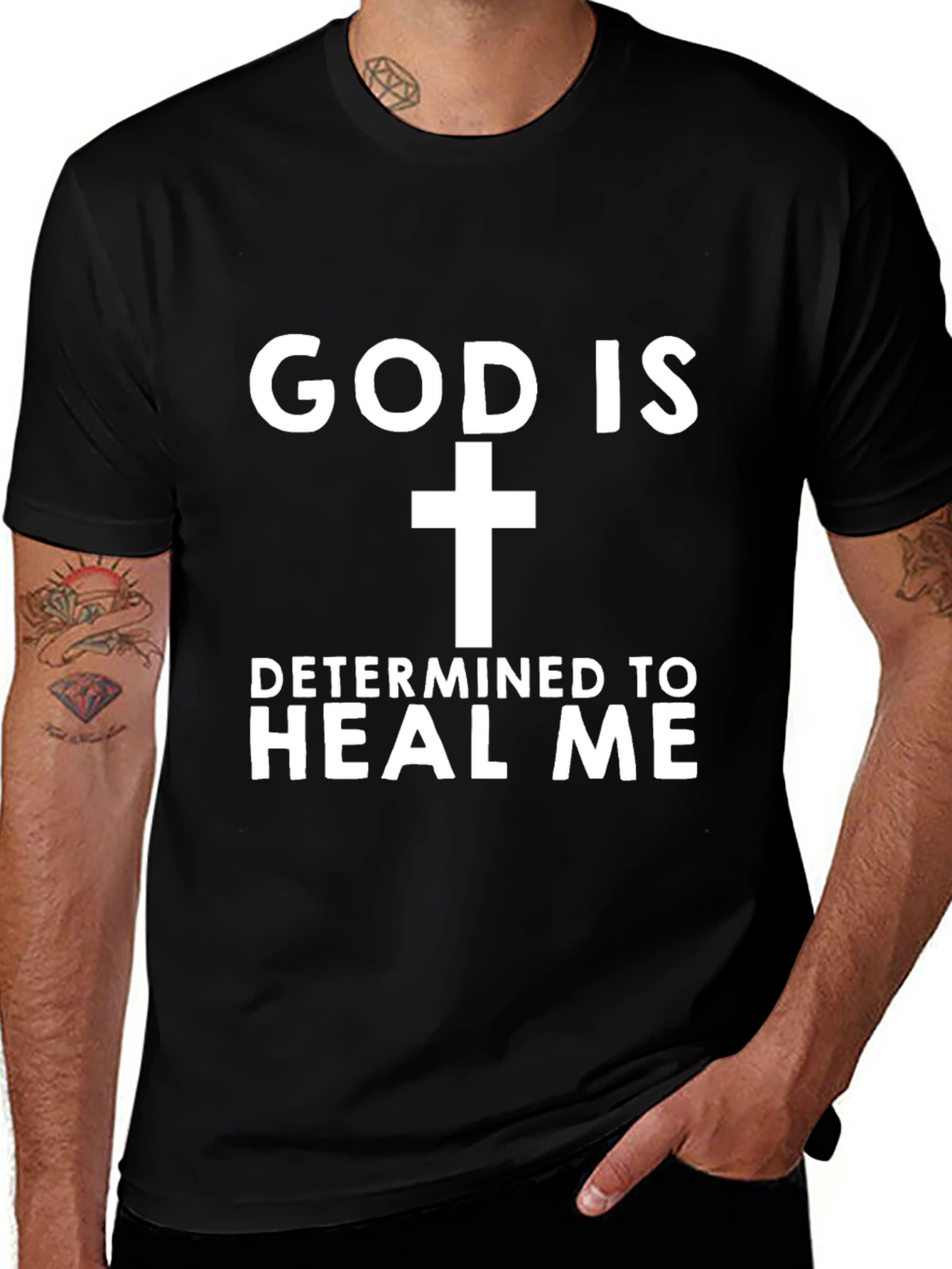 God Is Determined To Heal Me Graphic T-Shirt