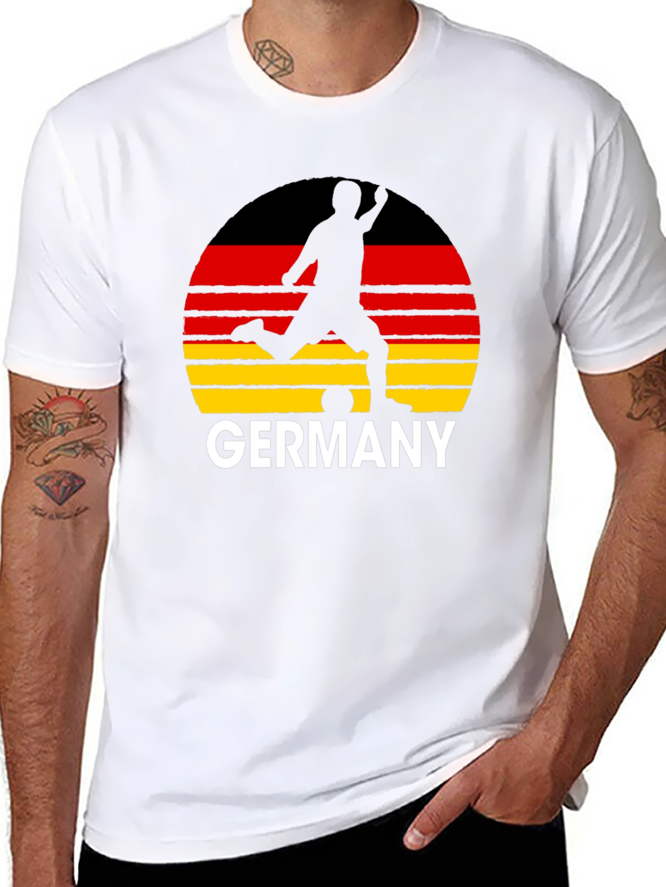 Germany Soccer T-Shirt - Black Tee