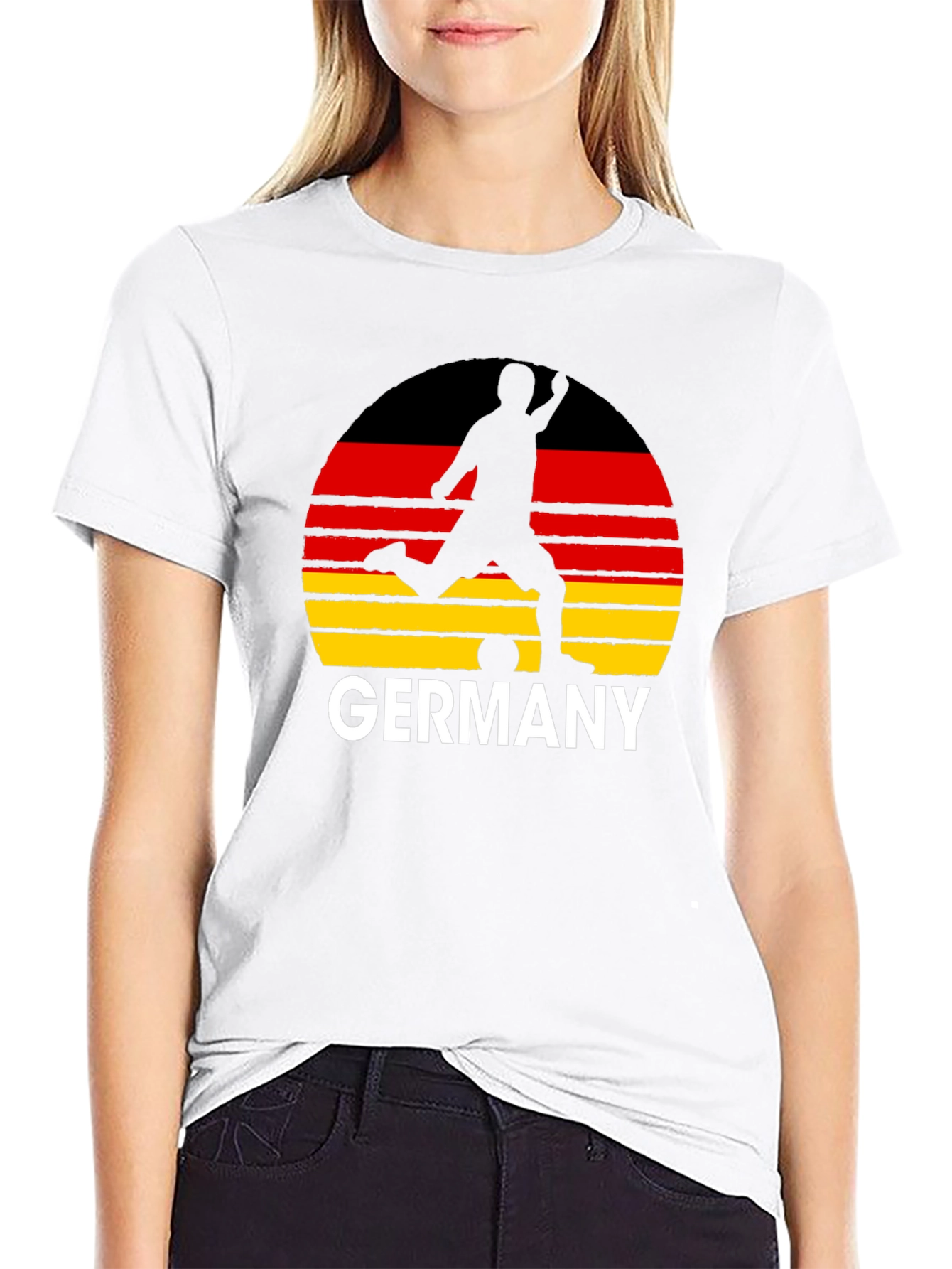 Germany Soccer T-Shirt - Black Tee
