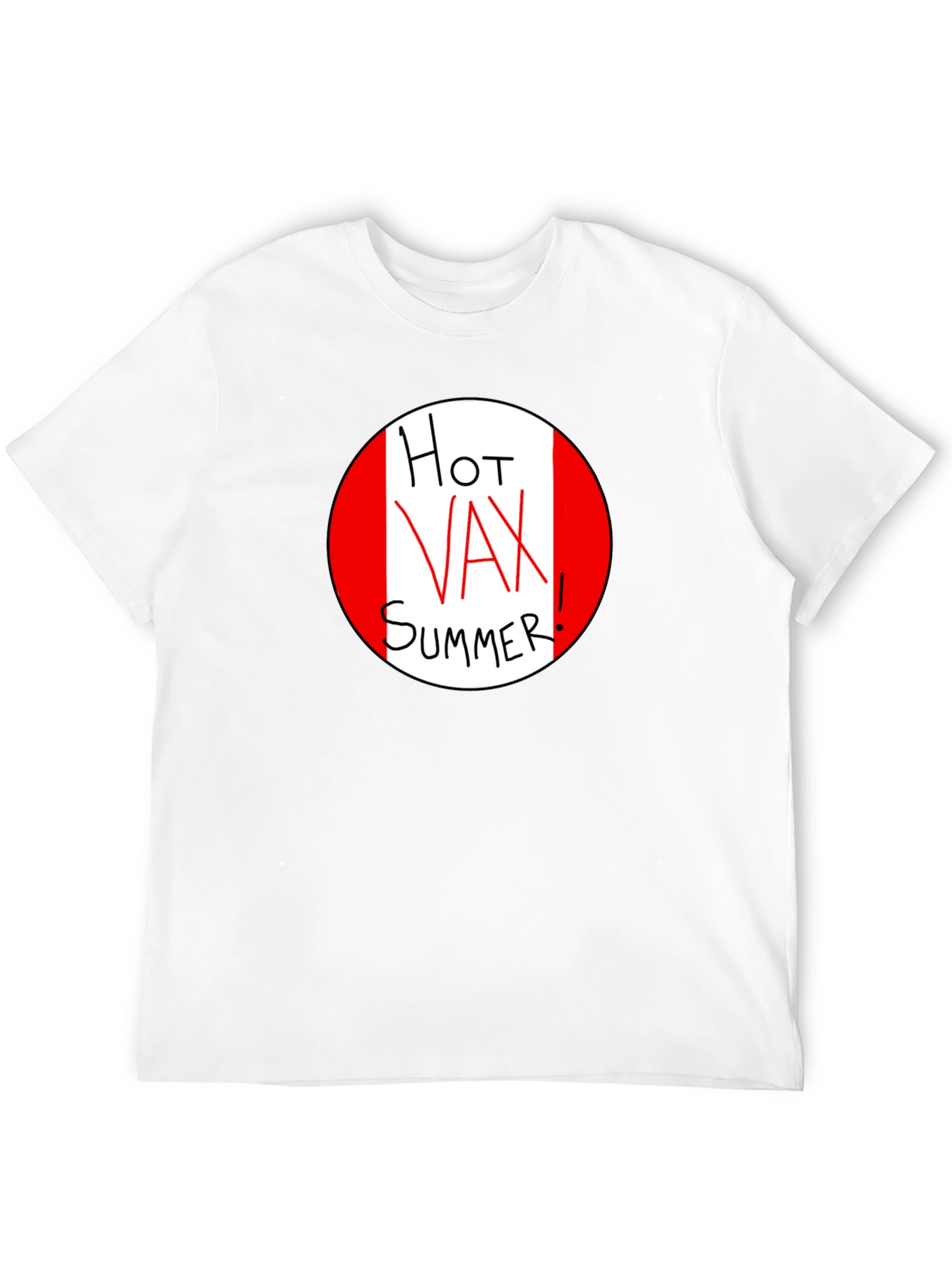 Hot Vax Summer Graphic Tee - Black Unisex T-Shirt