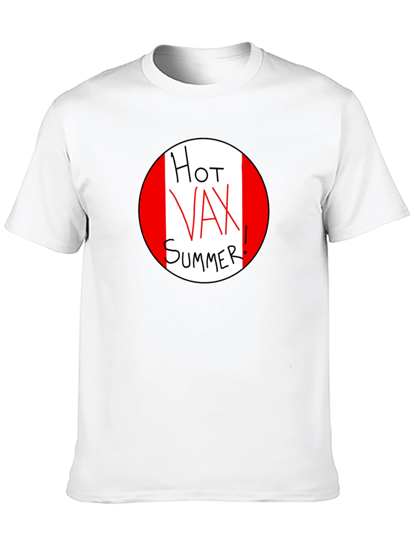Hot Vax Summer Graphic Tee - Black Unisex T-Shirt