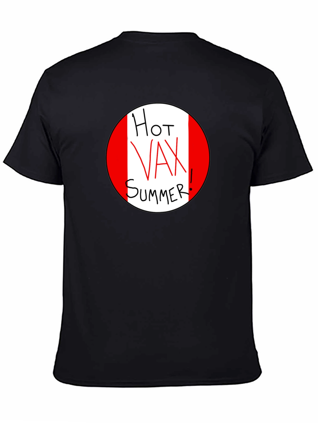 Hot Vax Summer Graphic Tee - Black Unisex T-Shirt