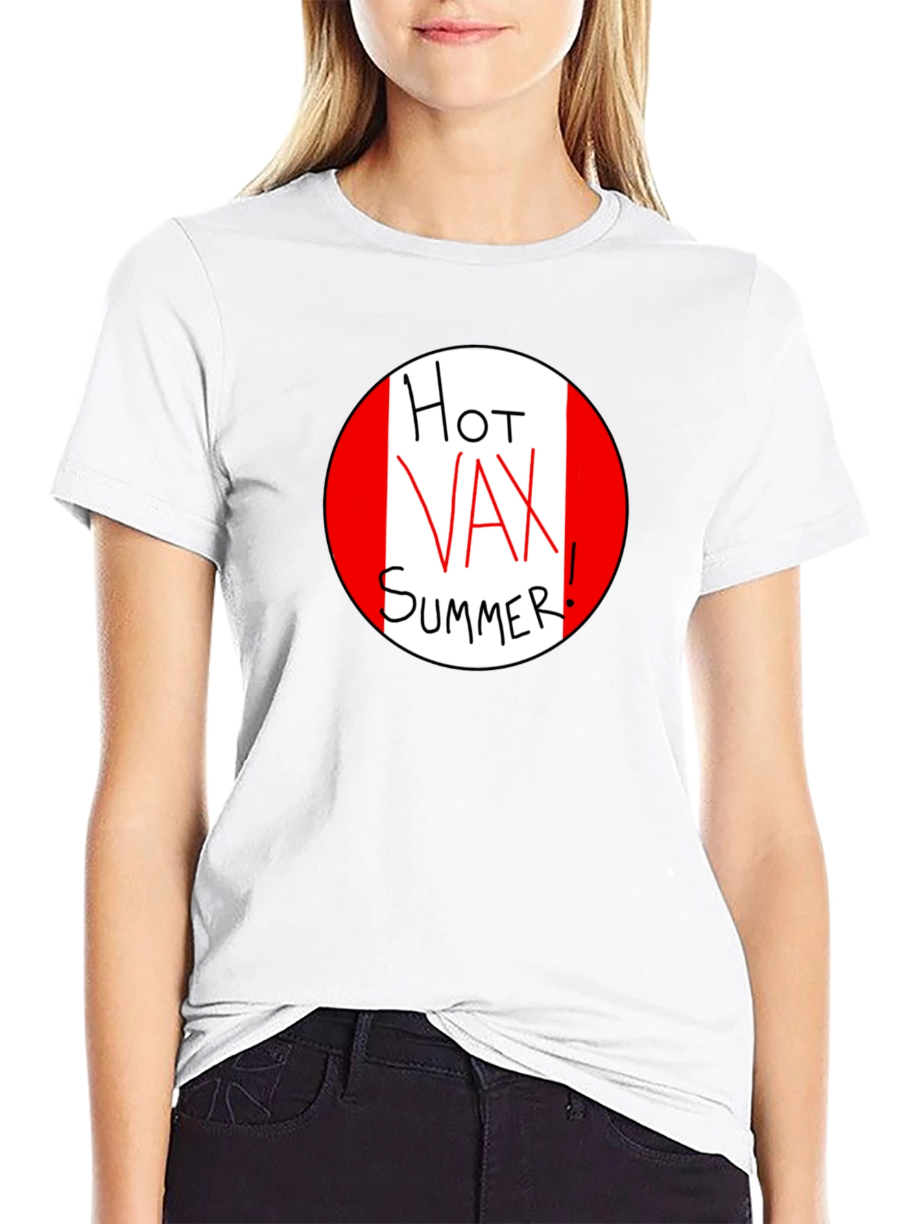 Hot Vax Summer Graphic Tee - Black Unisex T-Shirt