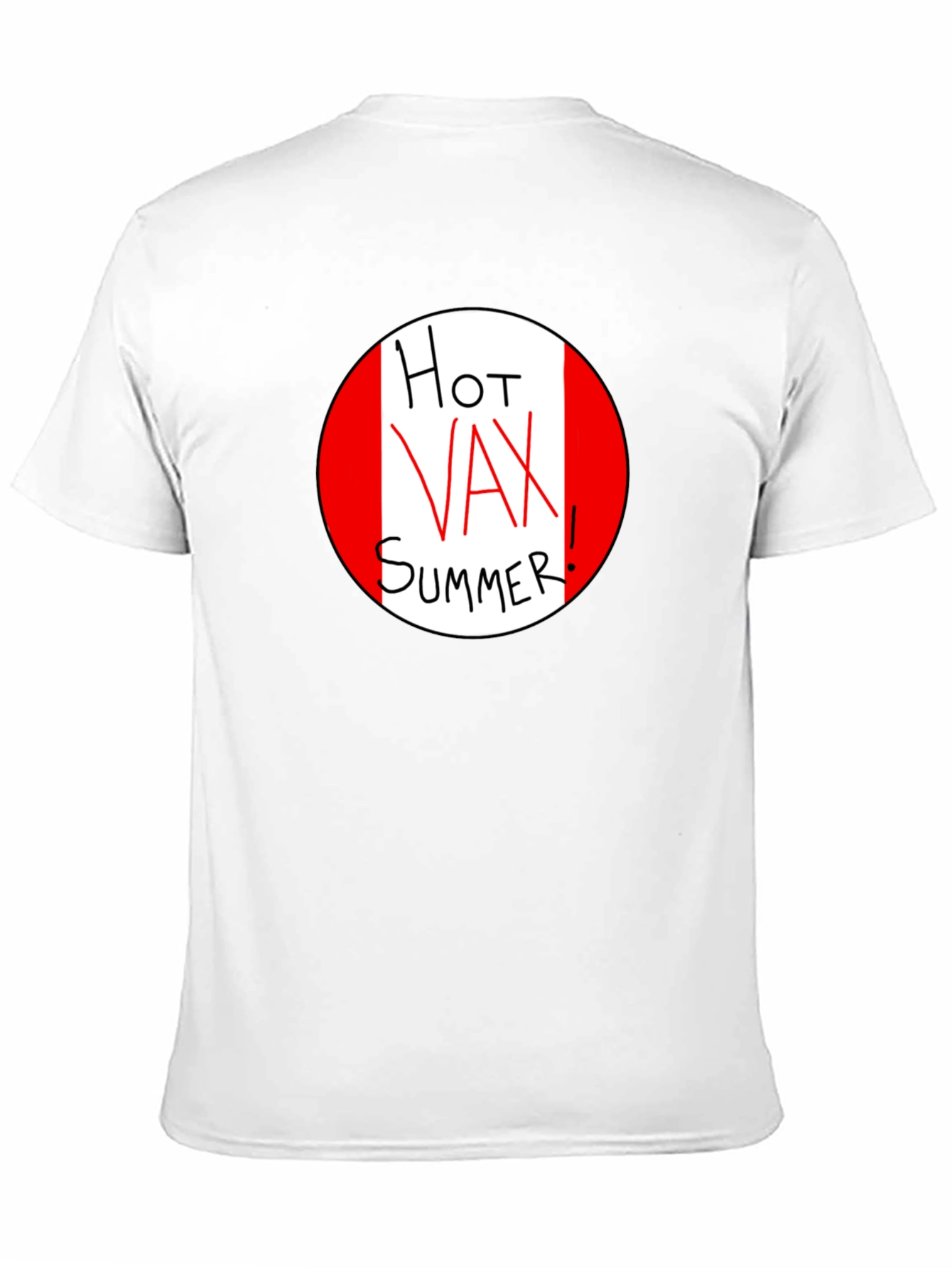 Hot Vax Summer Graphic Tee - Black Unisex T-Shirt
