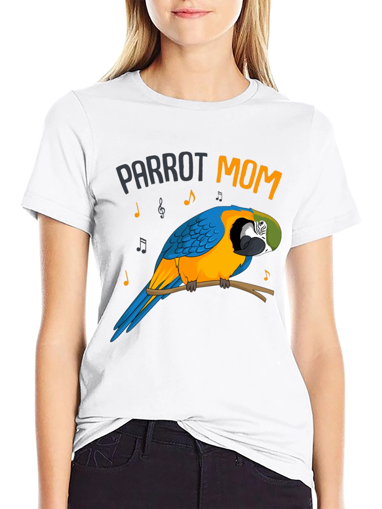 Parrot Mom Graphic T-Shirt - Bird Lover Tee
