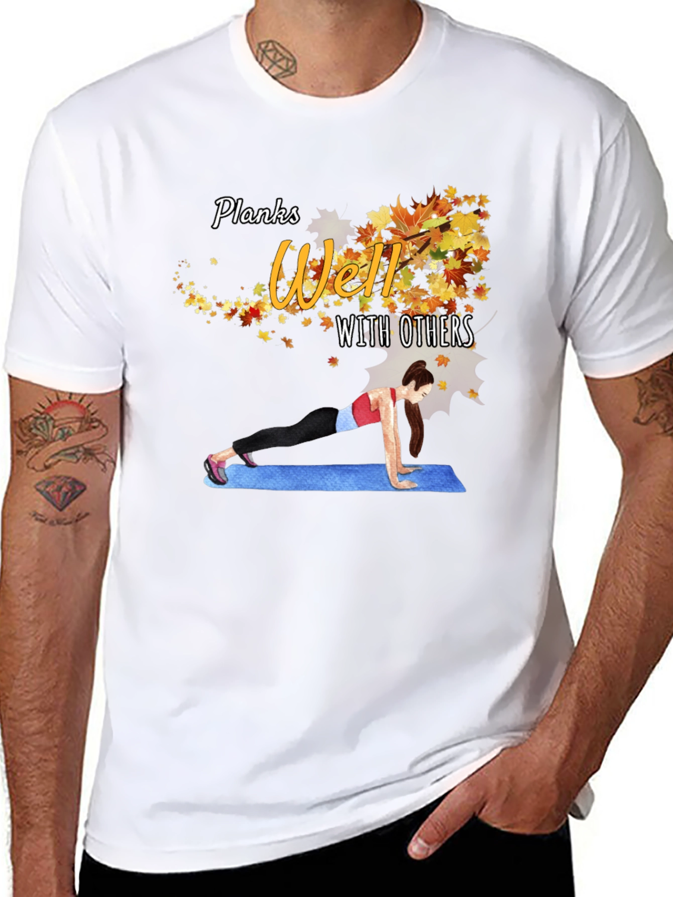 Planks Well With Others Graphic Tee
