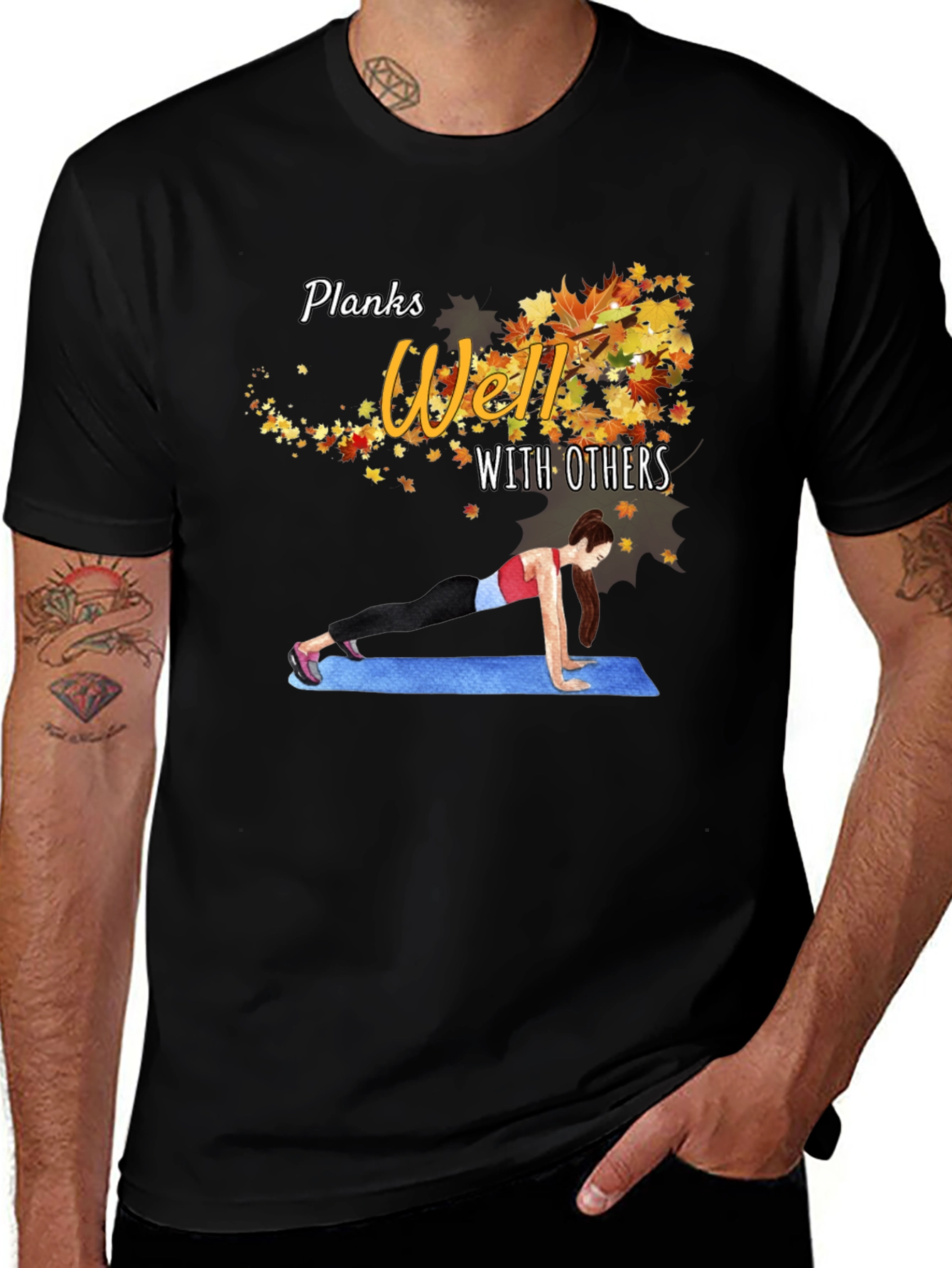Planks Well With Others Graphic Tee