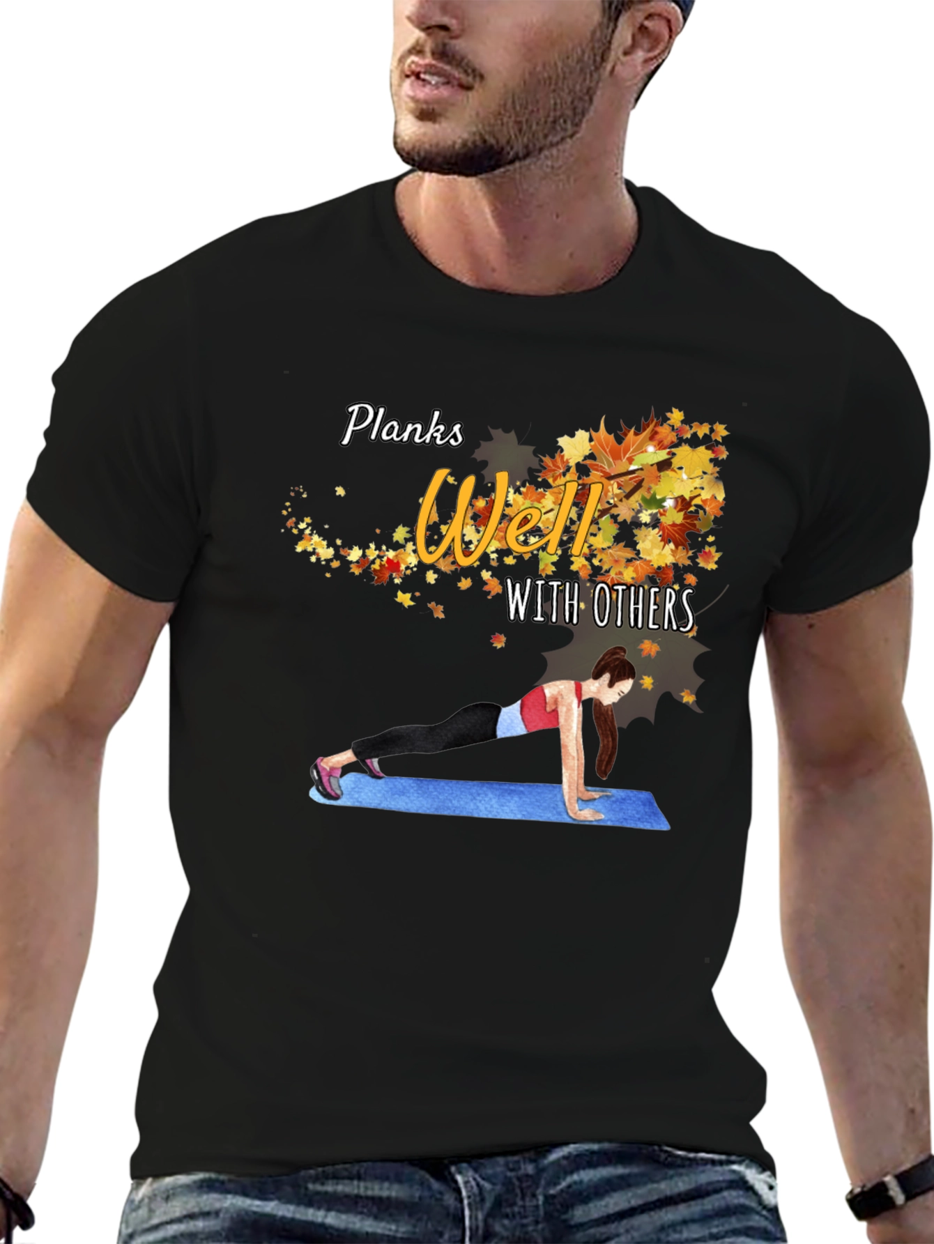Planks Well With Others Graphic Tee