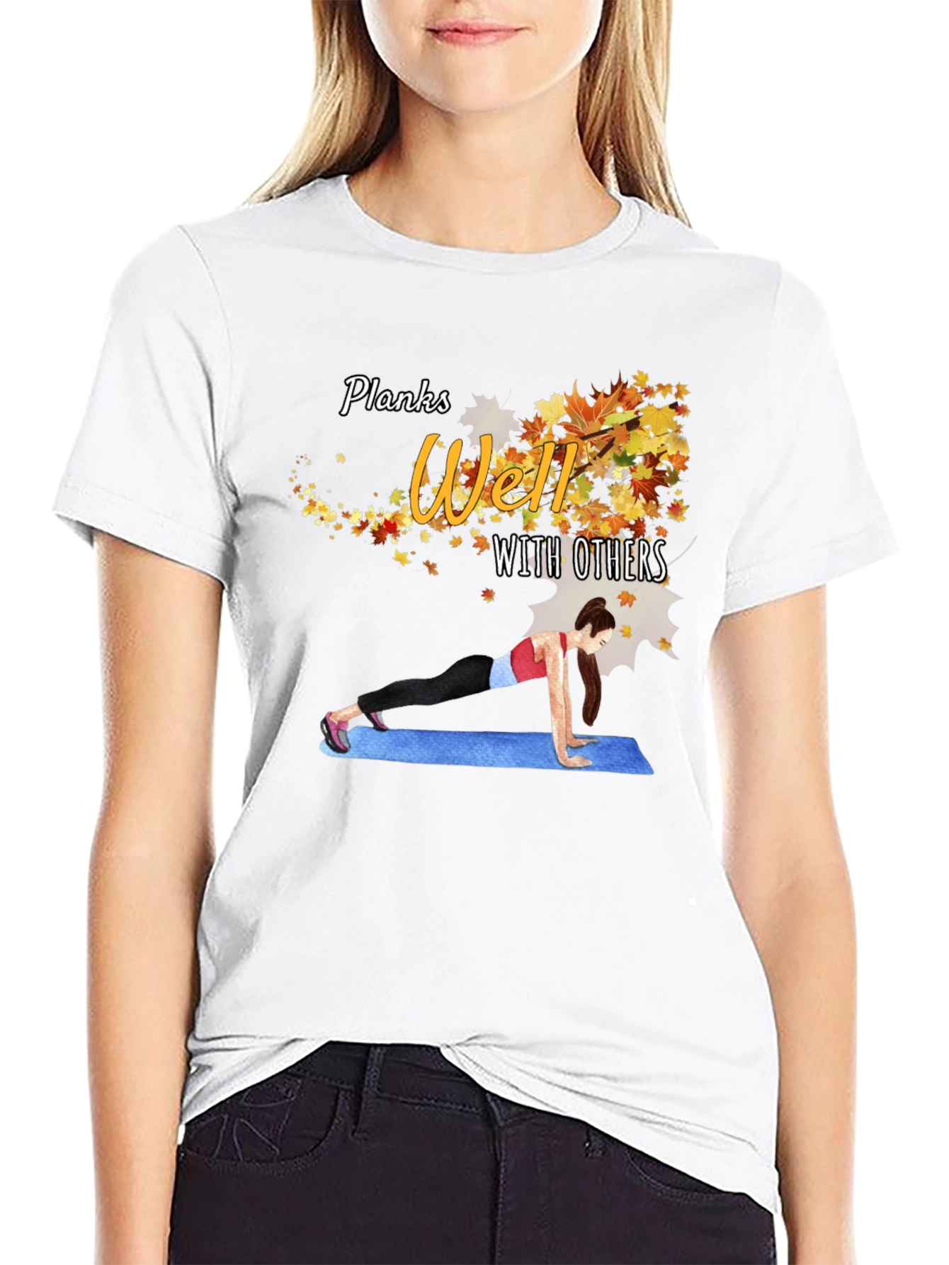 Planks Well With Others Graphic Tee