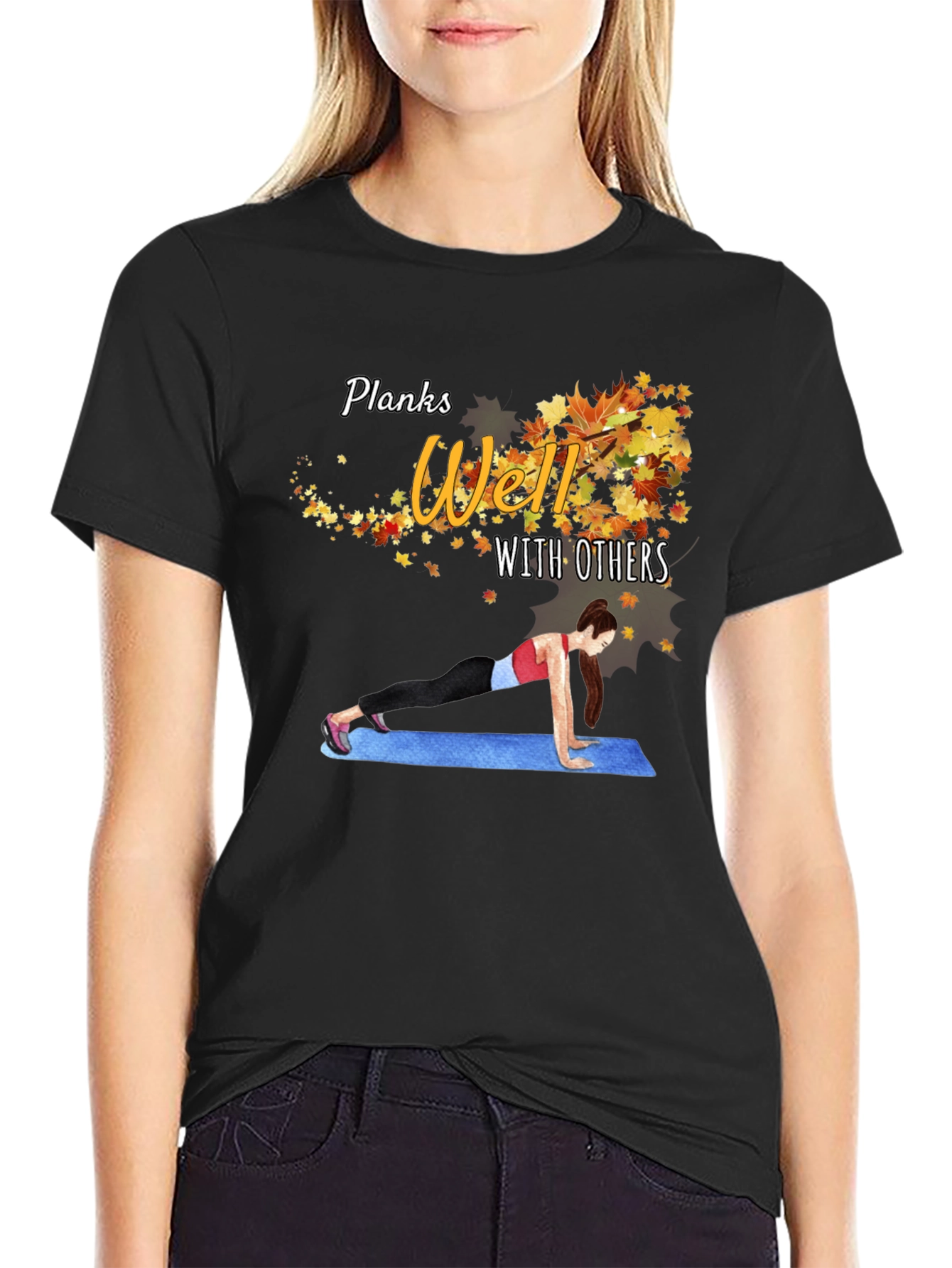 Planks Well With Others Graphic Tee