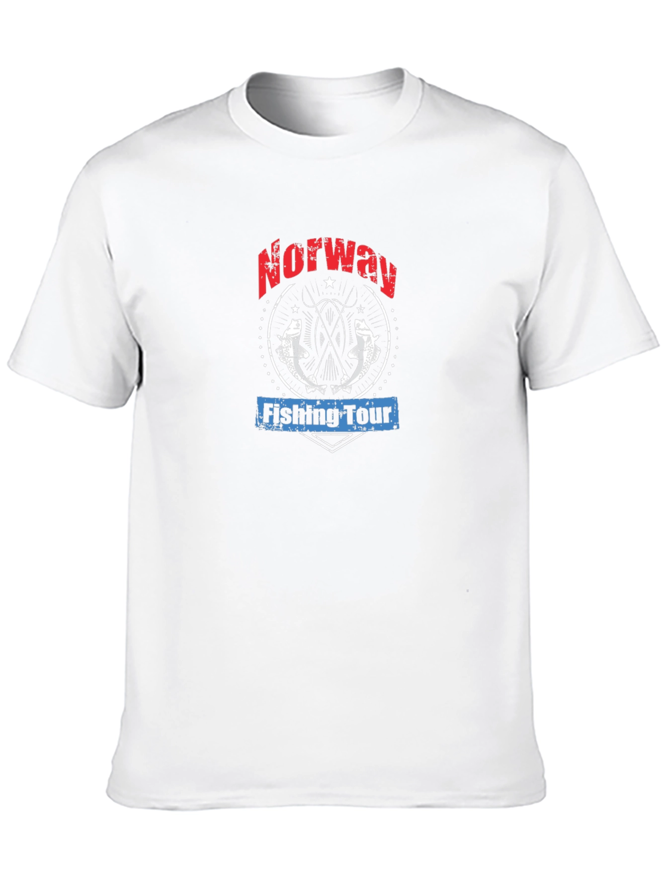 Norway Fishing Tour Black T-Shirt