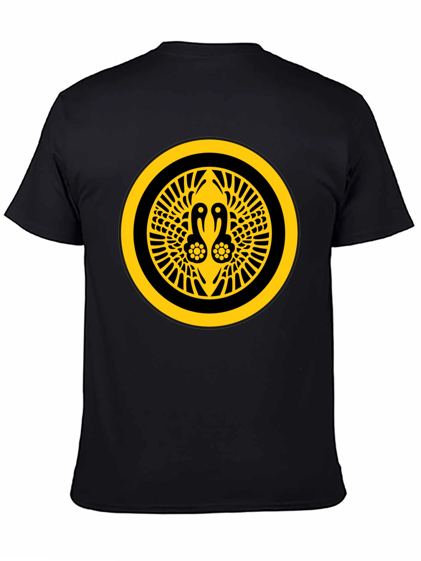 Crane Crest Graphic Tee - Black