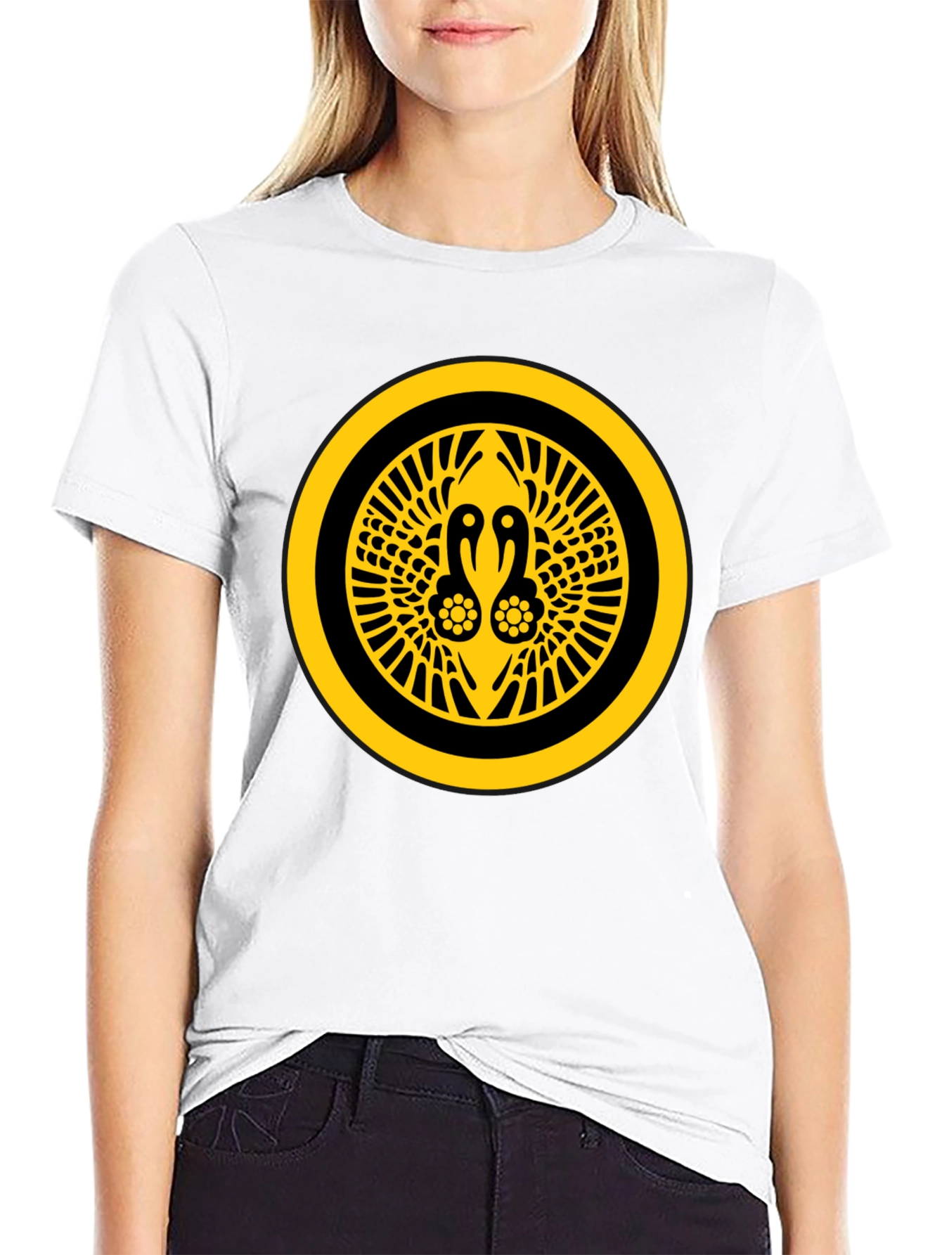Crane Crest Graphic Tee - Black