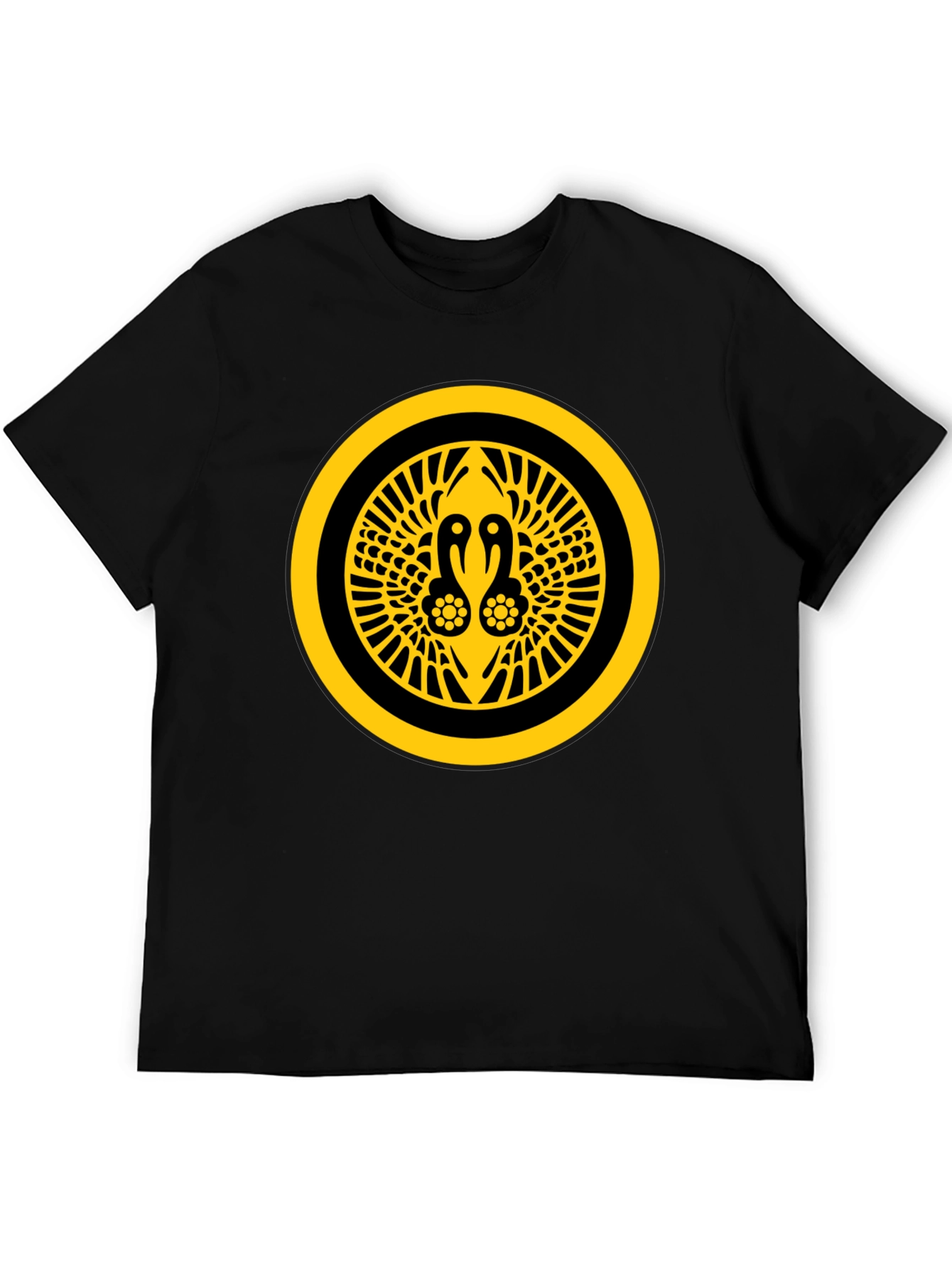 Crane Crest Graphic Tee - Black