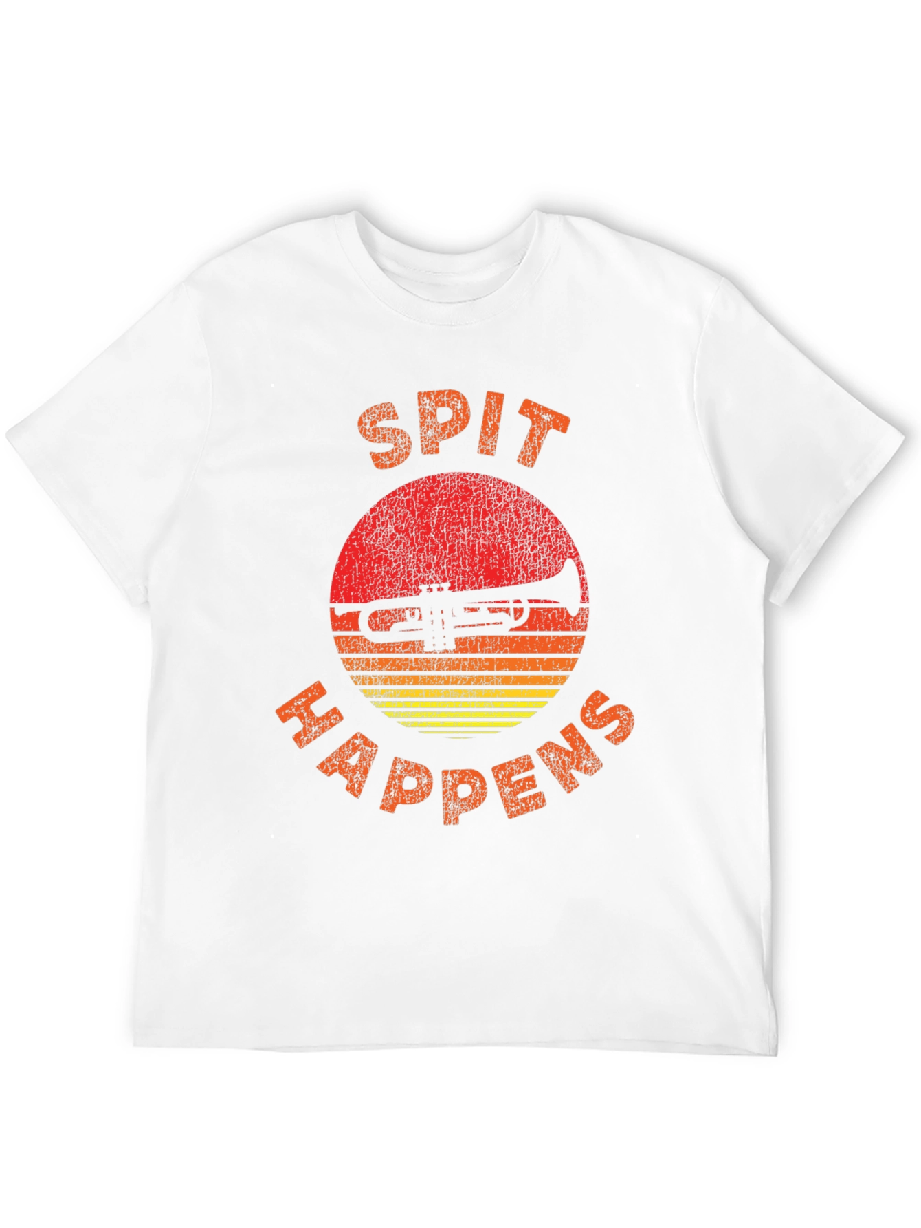 Spit Happens Trumpet T-Shirt - Music Lover Tee