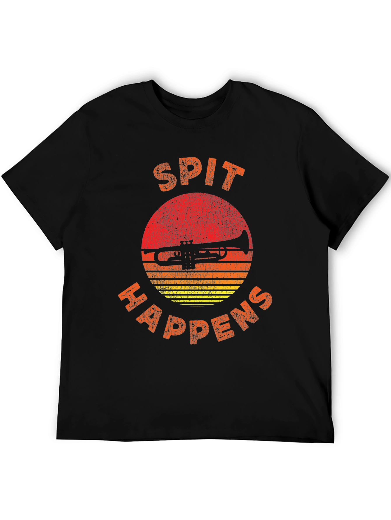 Spit Happens Trumpet T-Shirt - Music Lover Tee