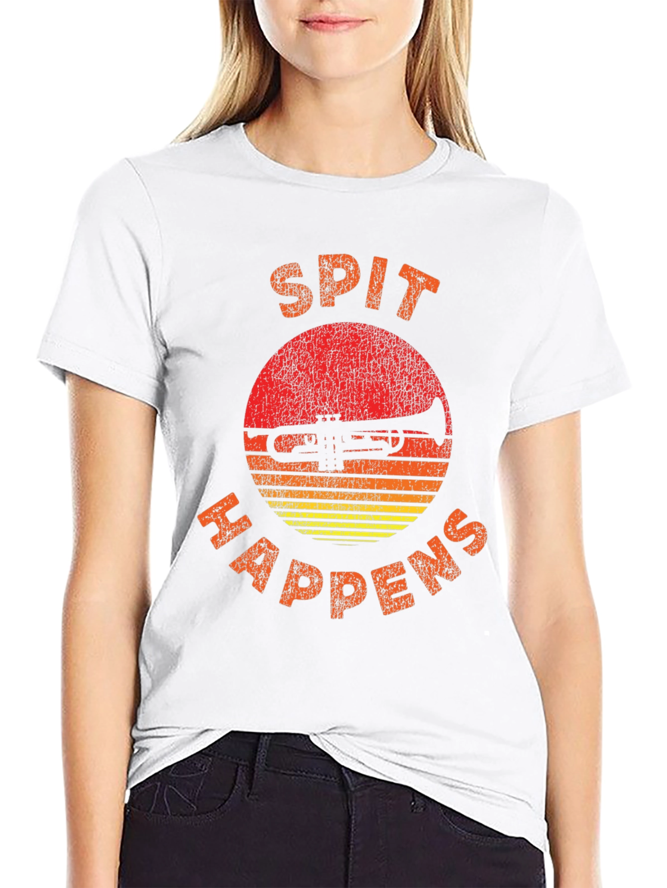 Spit Happens Trumpet T-Shirt - Music Lover Tee