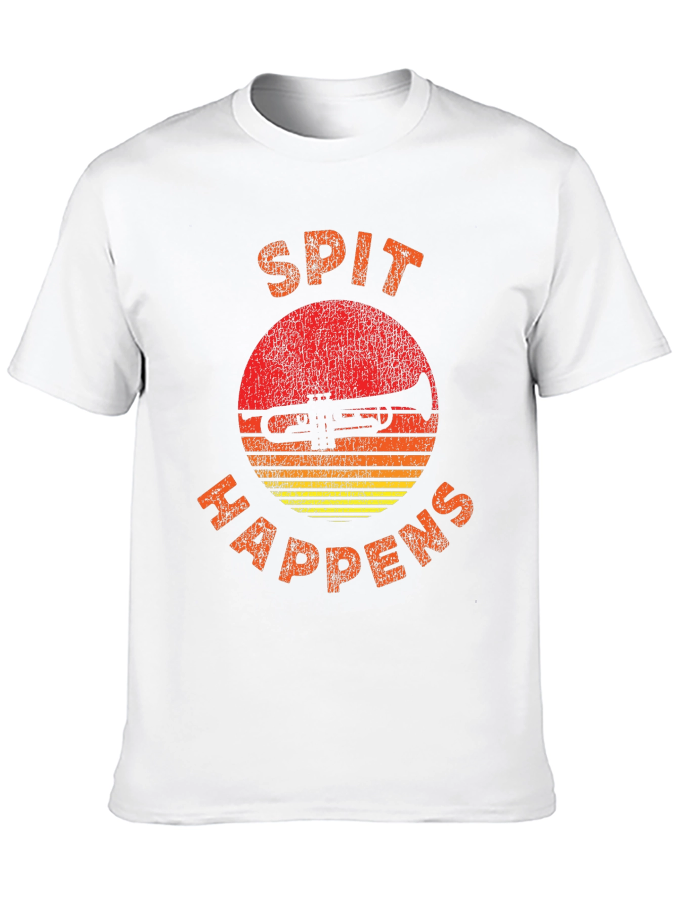 Spit Happens Trumpet T-Shirt - Music Lover Tee