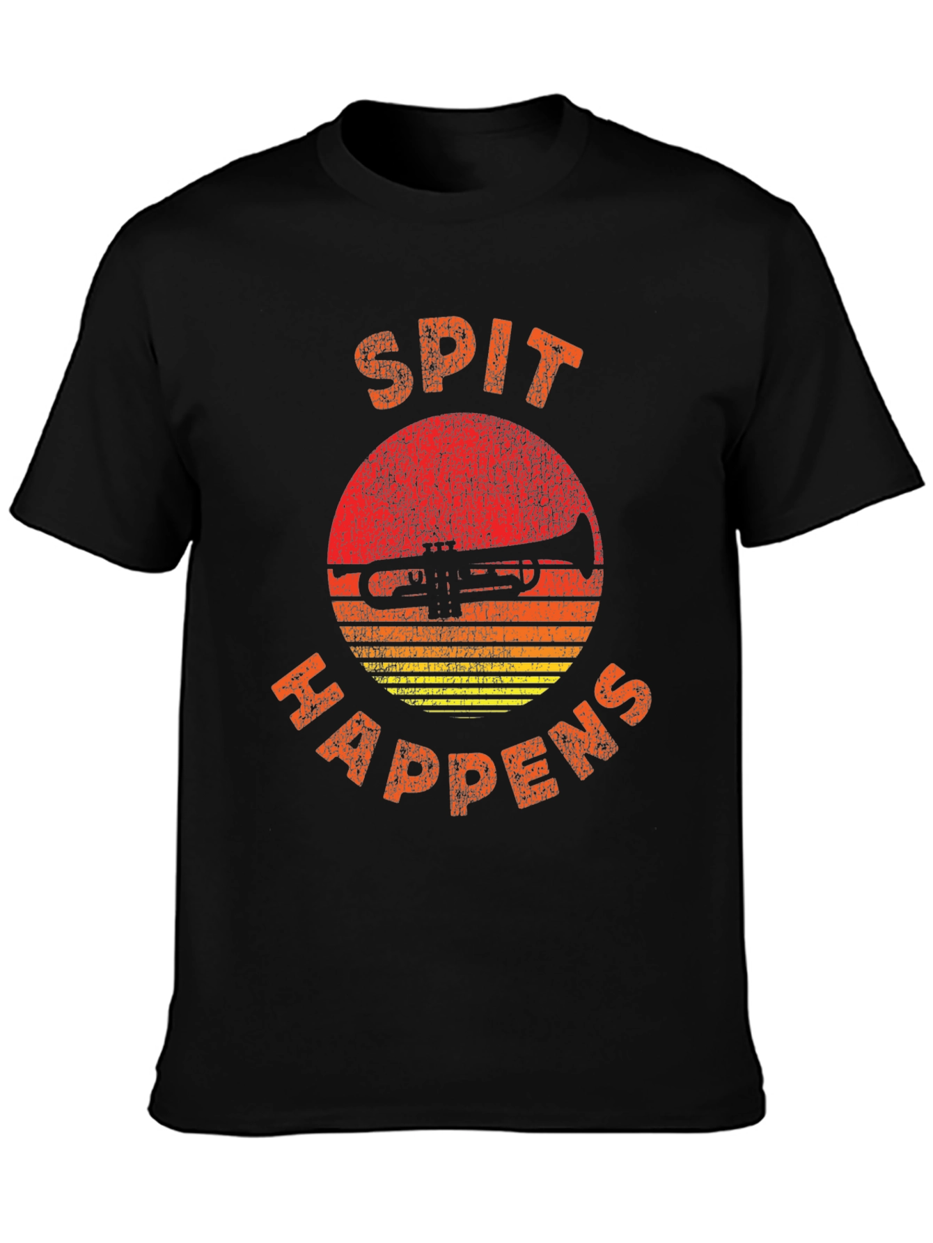 Spit Happens Trumpet T-Shirt - Music Lover Tee