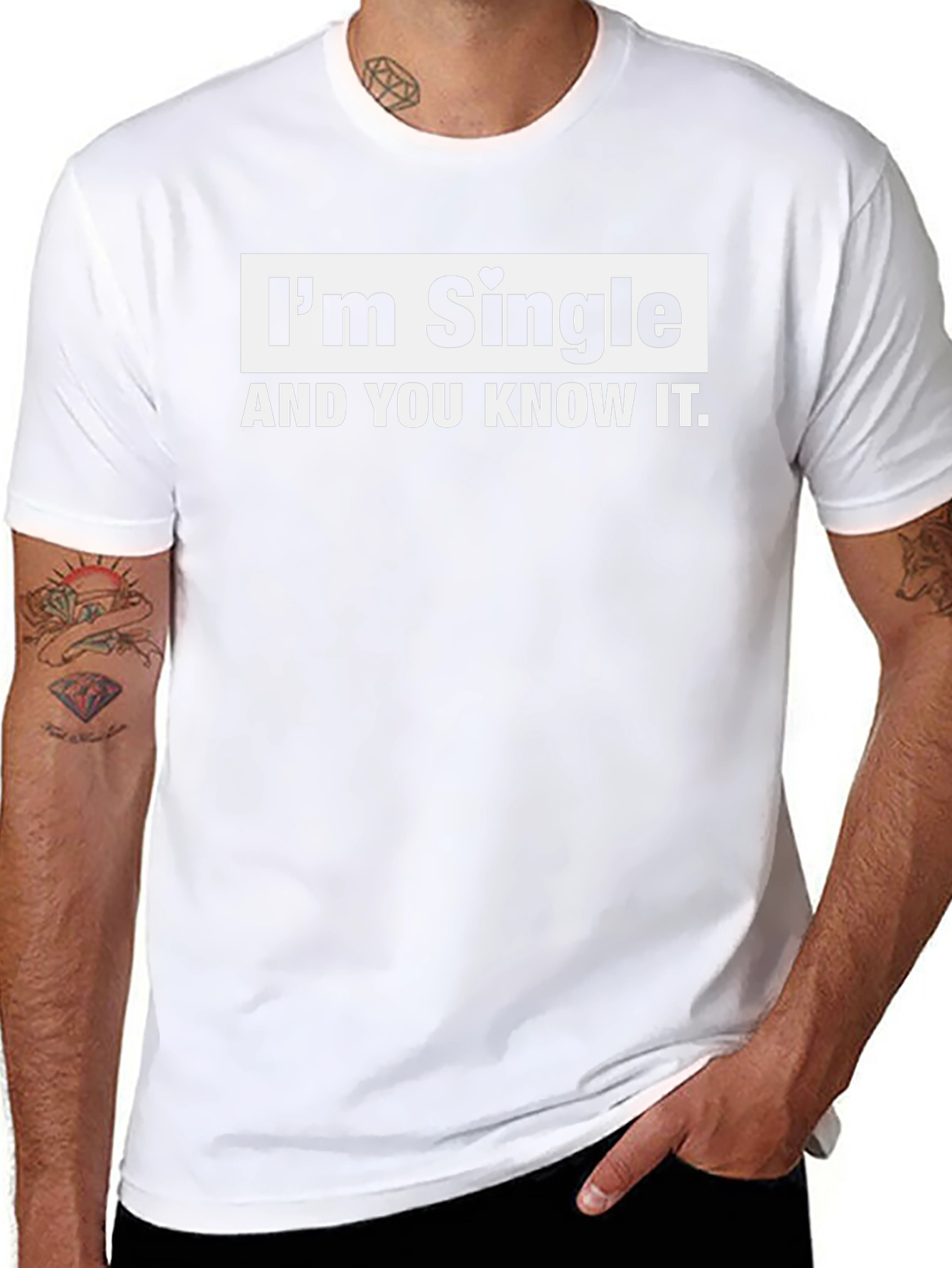 Im Single And You Know It T-Shirt - Black