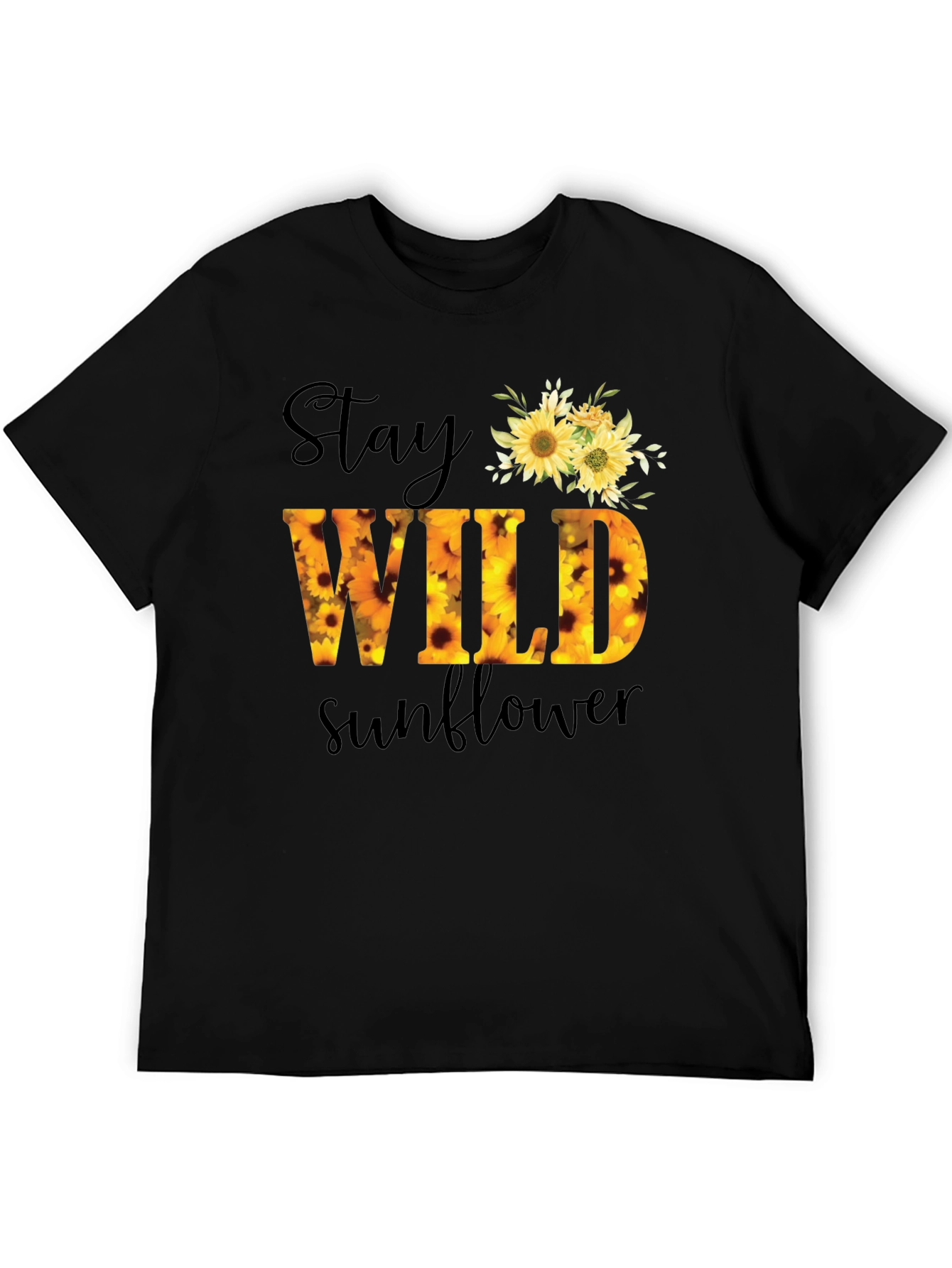 Stay Wild Sunflower Graphic Tee