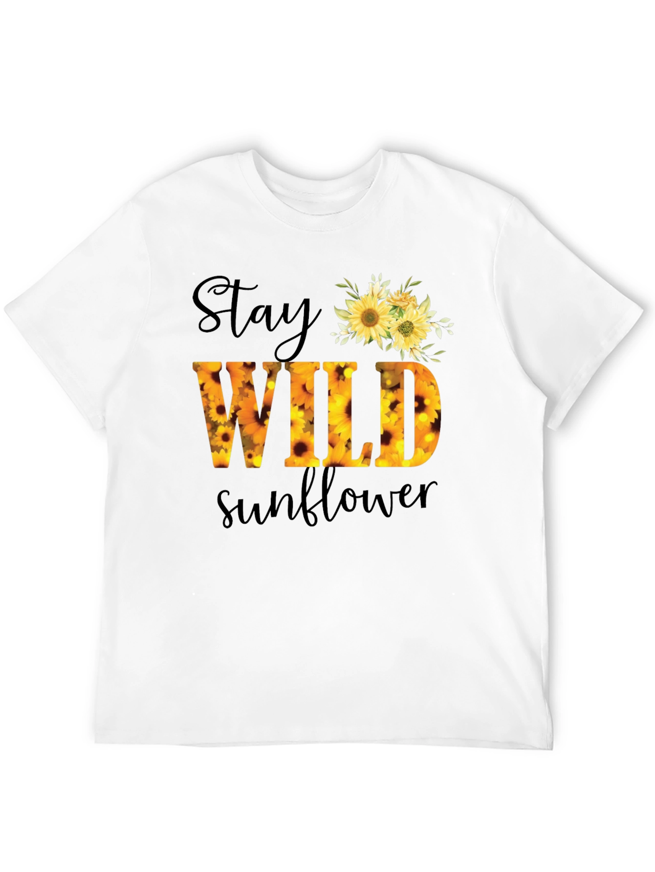 Stay Wild Sunflower Graphic Tee