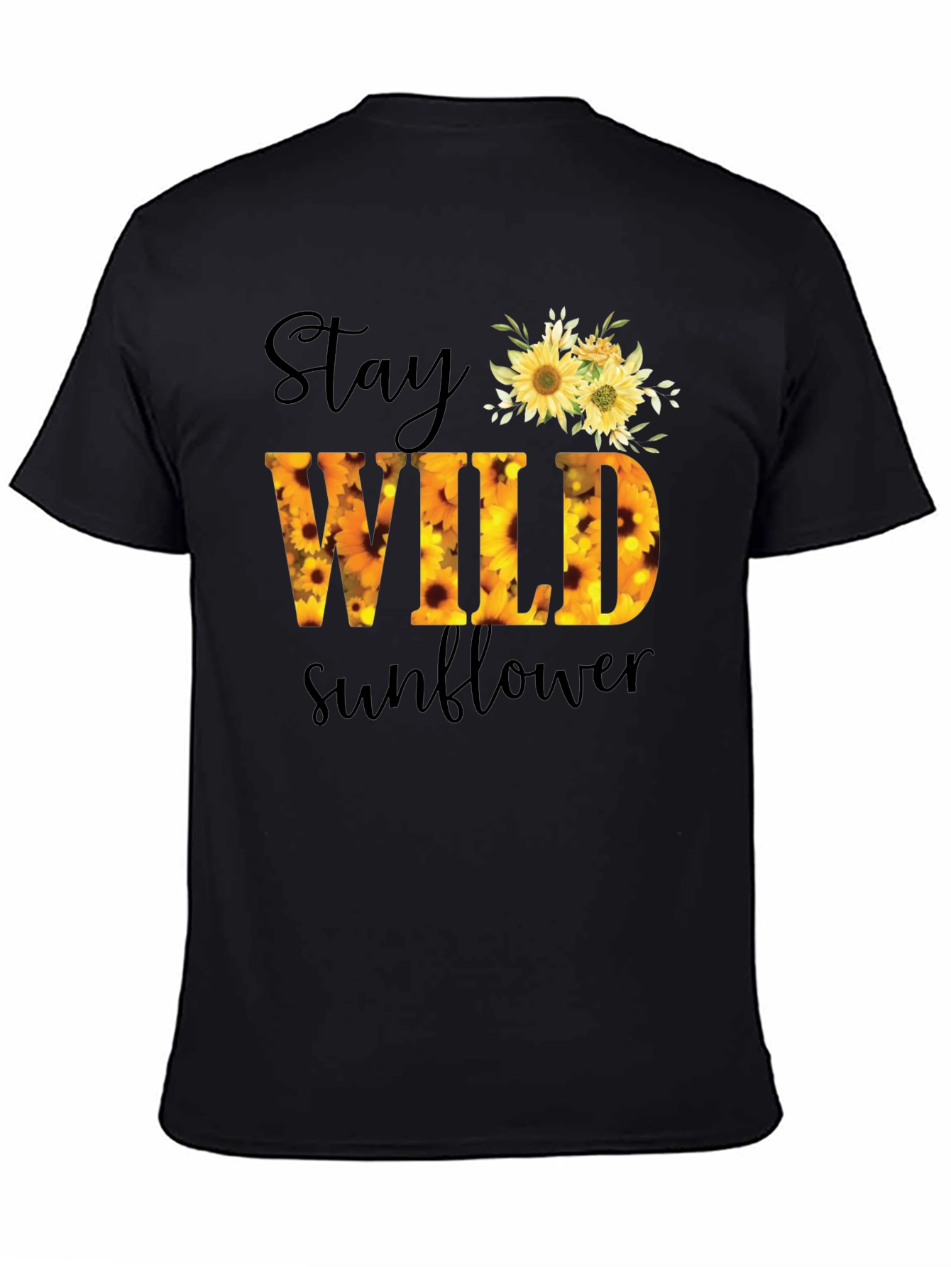 Stay Wild Sunflower Graphic Tee