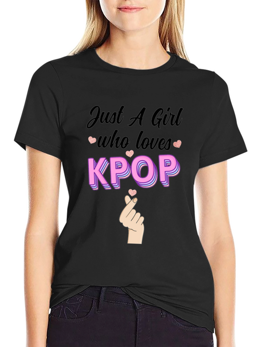 Just A Girl Who Loves Kpop T-Shirt