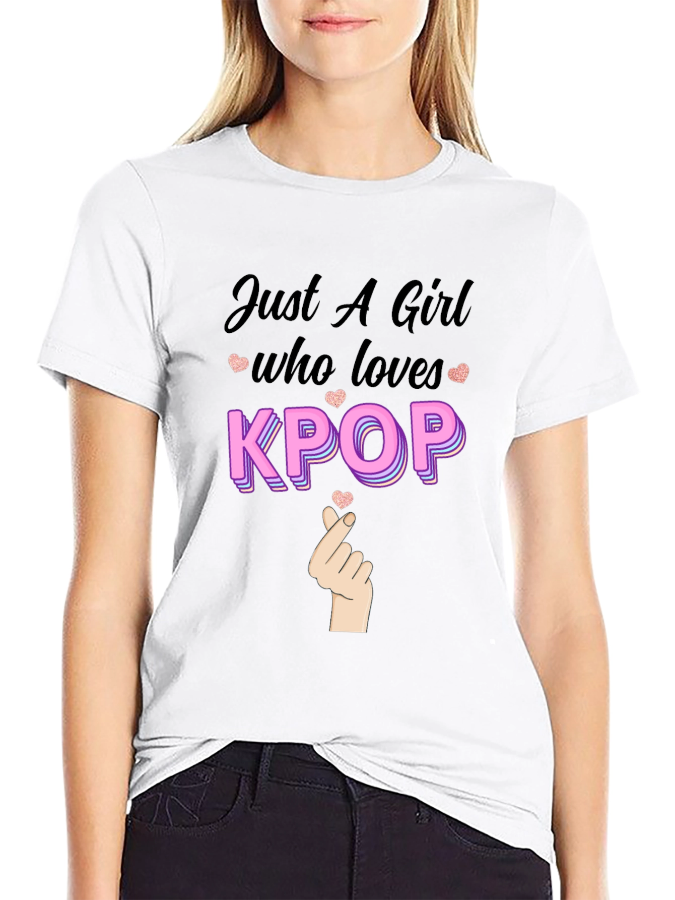 Just A Girl Who Loves Kpop T-Shirt