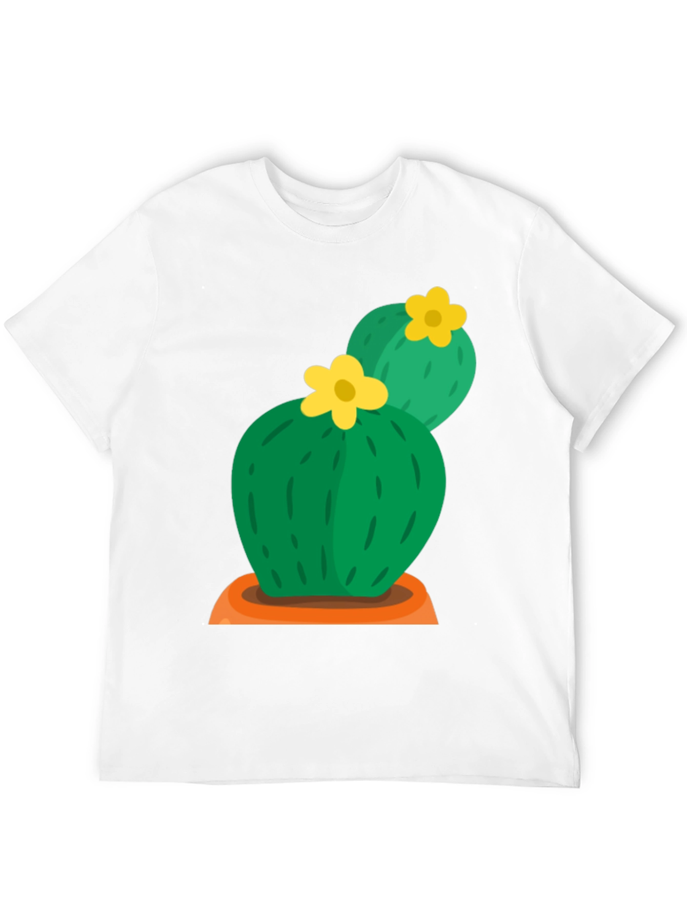 Cactus Flower Graphic Tee - Desert Style