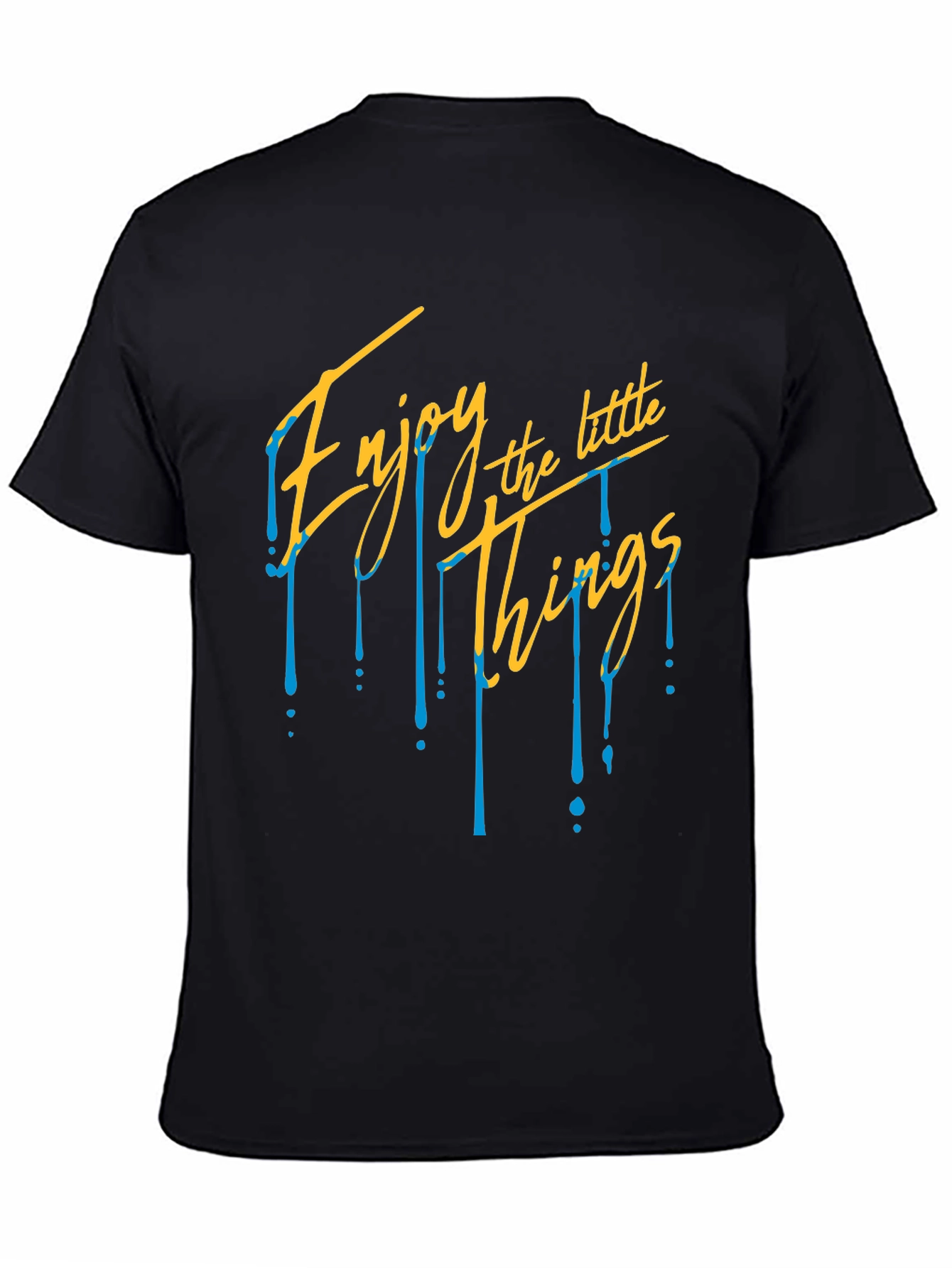 Enjoy the Little Things Graphic Tee - Black