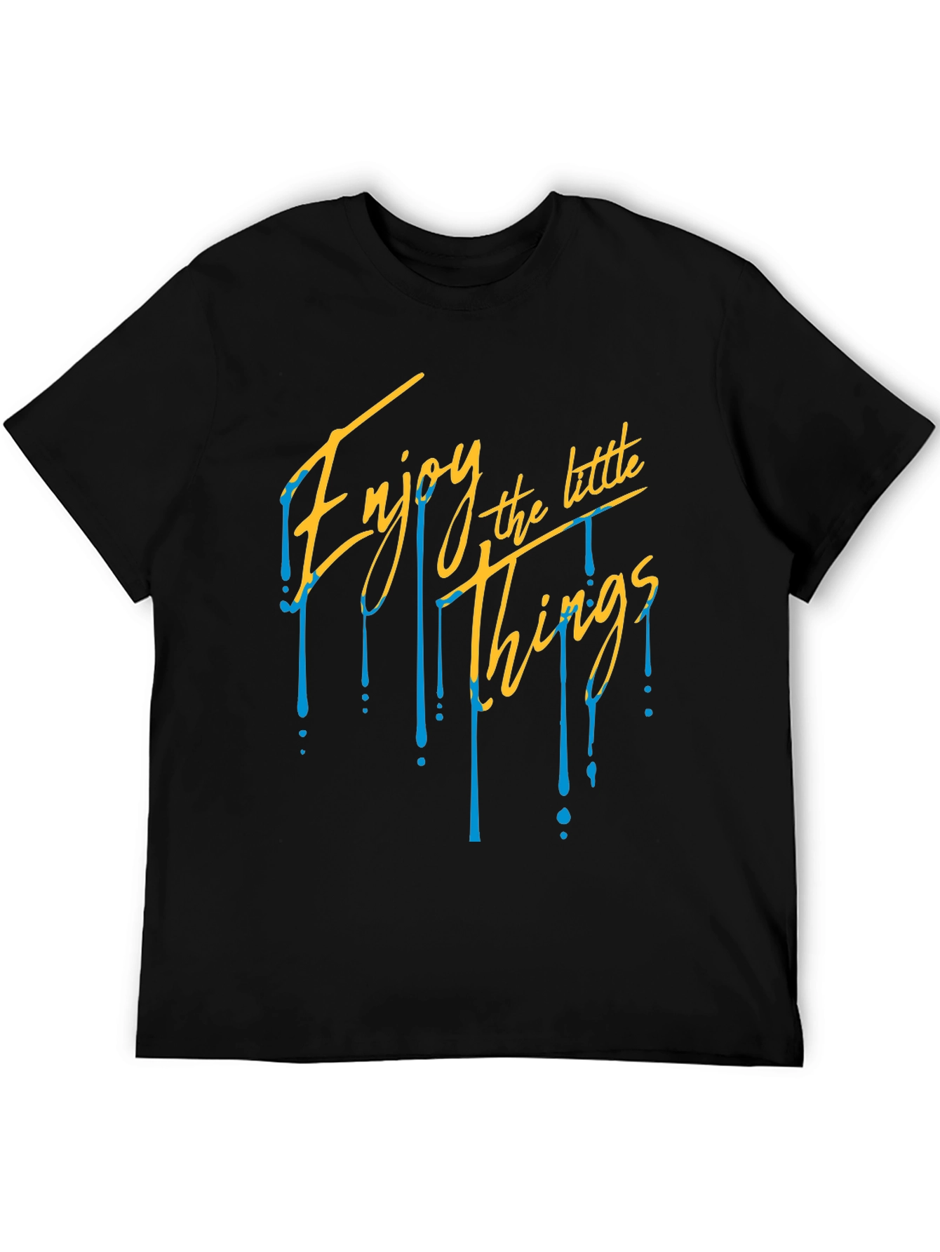 Enjoy the Little Things Graphic Tee - Black