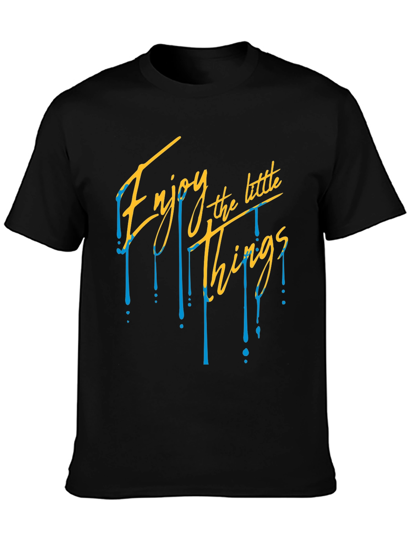 Enjoy the Little Things Graphic Tee - Black