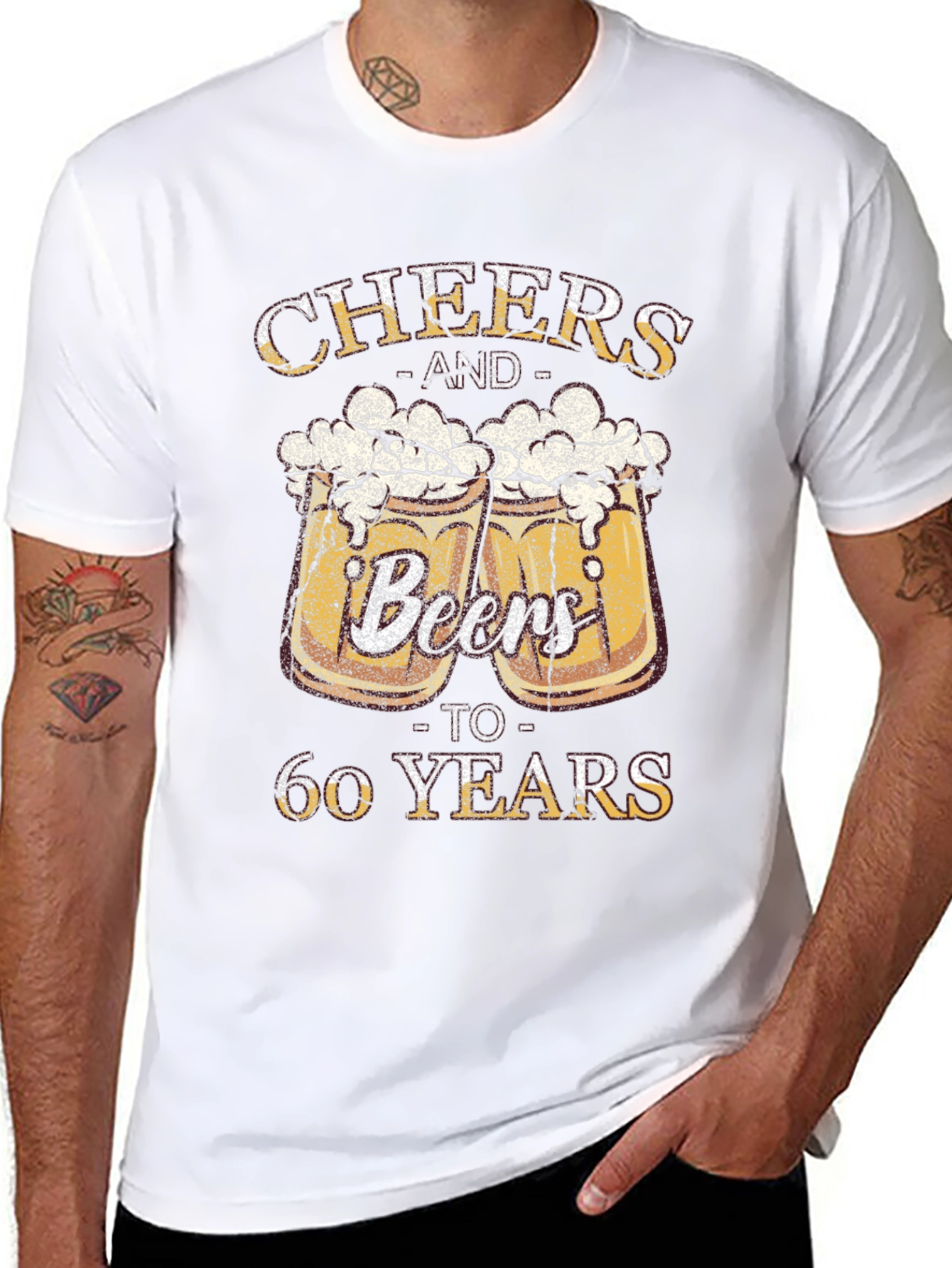 Cheers & Beers to 60 Years T-Shirt
