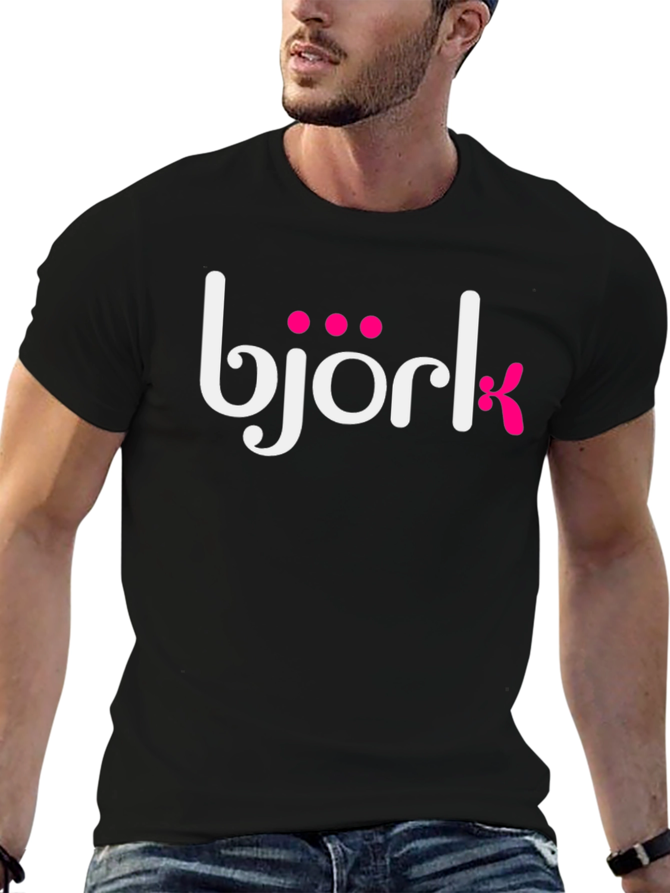 Bjork T-Shirt - Black Graphic Tee