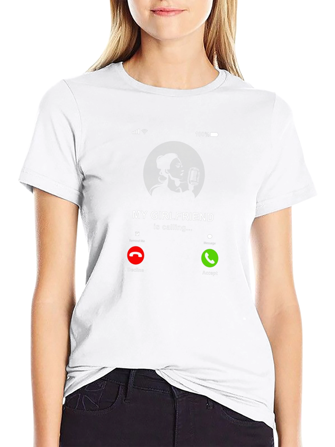 My Girlfriend is Calling Graphic T-Shirt