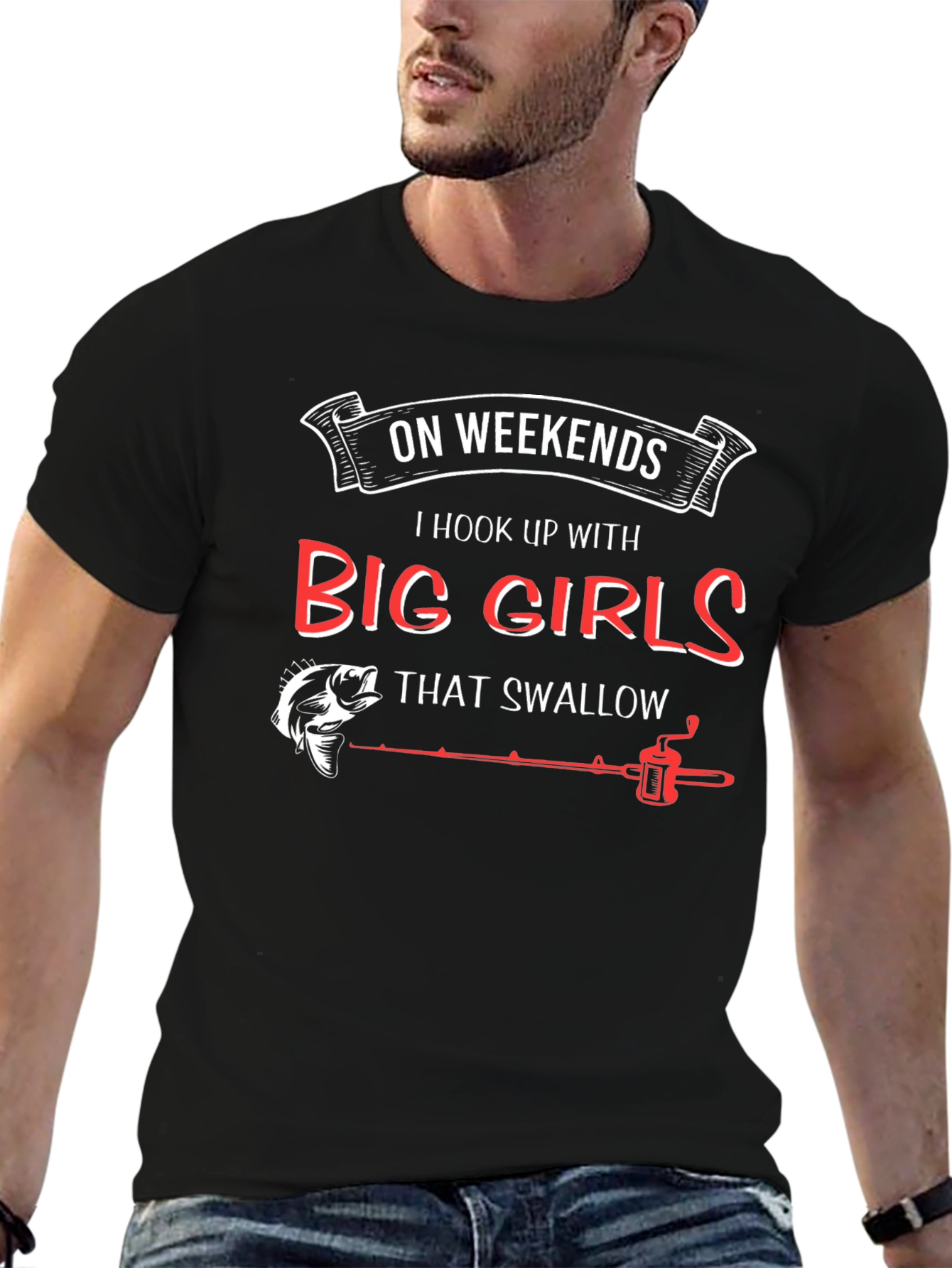 Funny Fishing T-Shirt - On Weekends