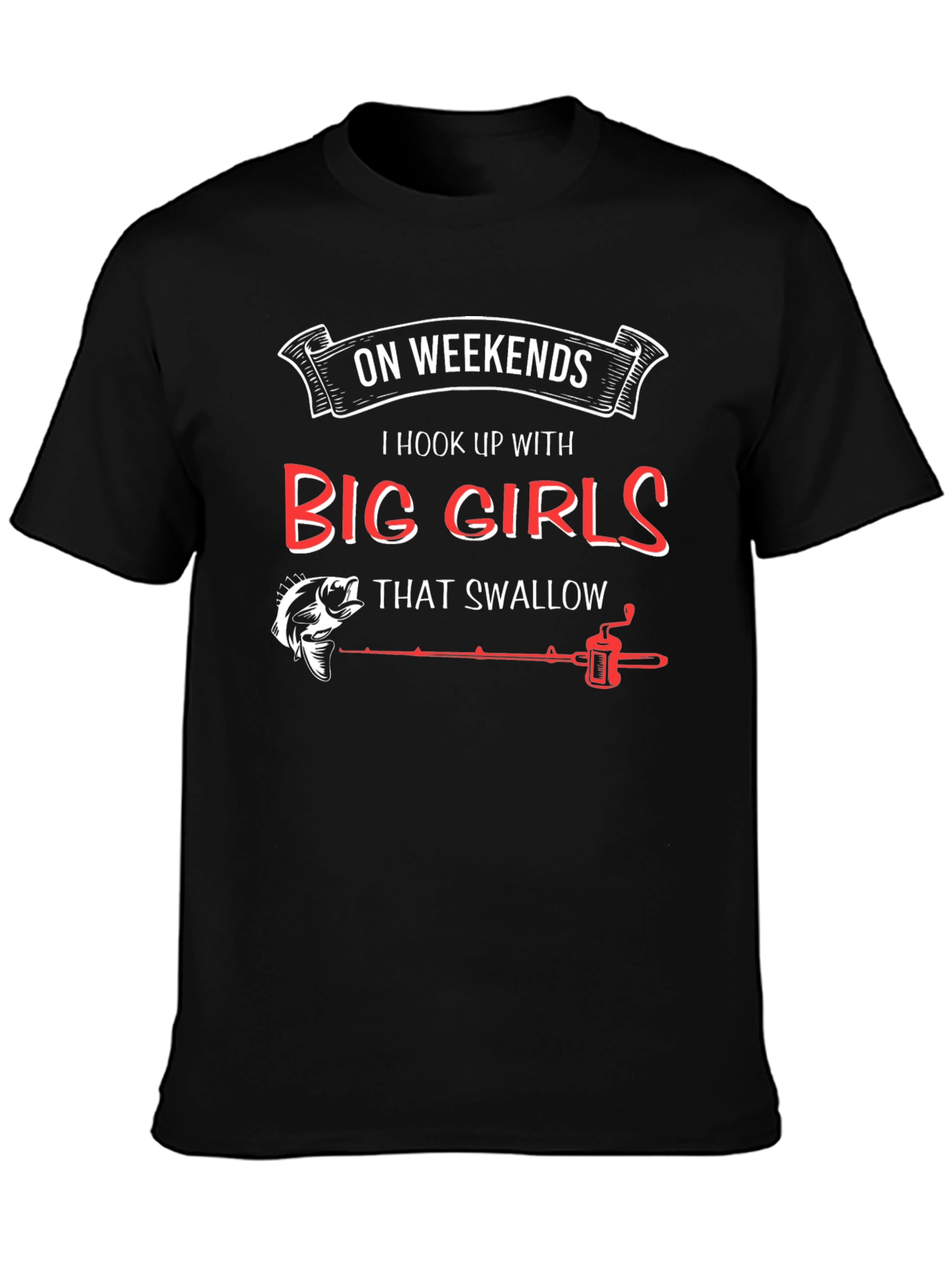Funny Fishing T-Shirt - On Weekends