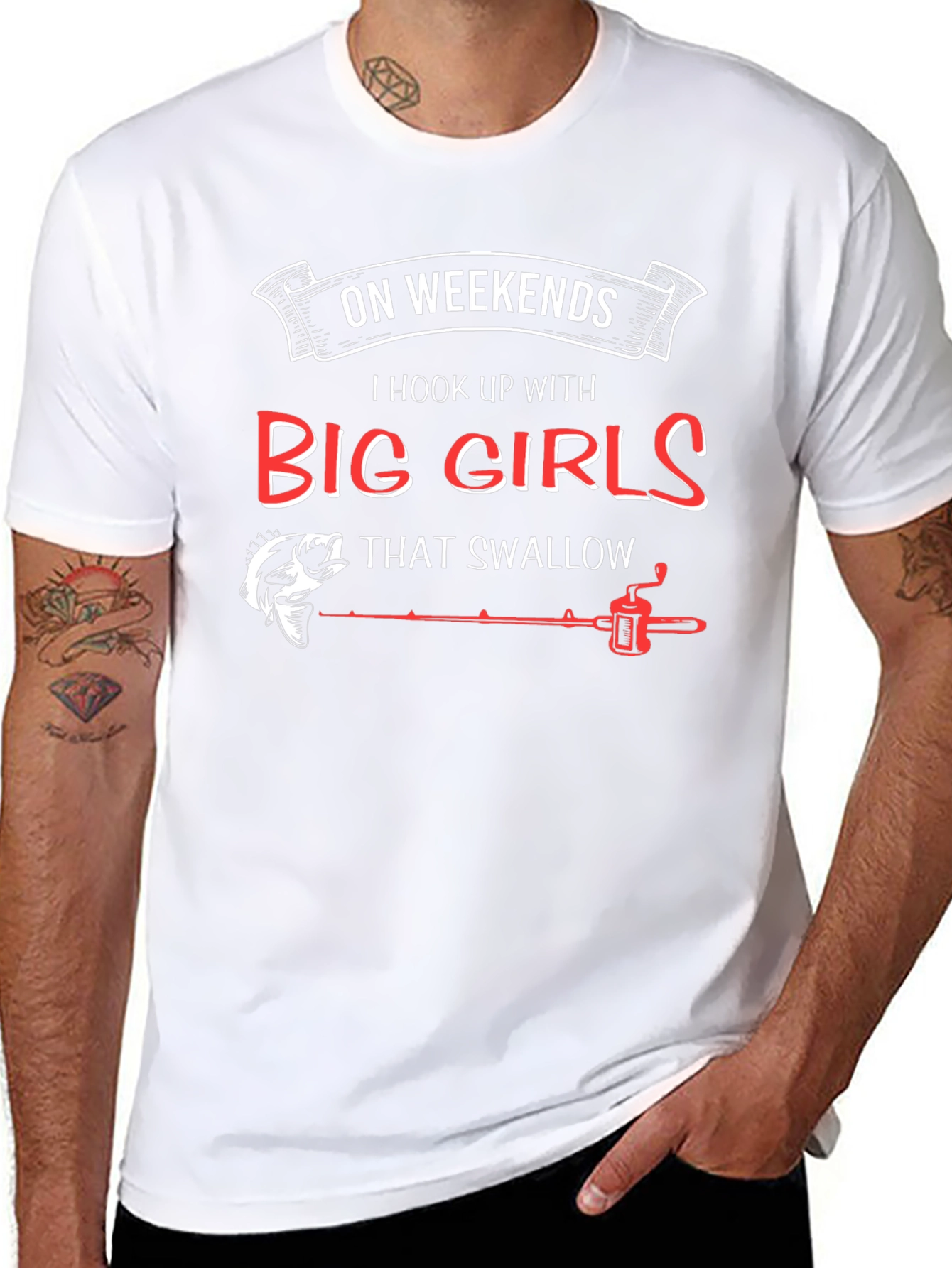 Funny Fishing T-Shirt - On Weekends