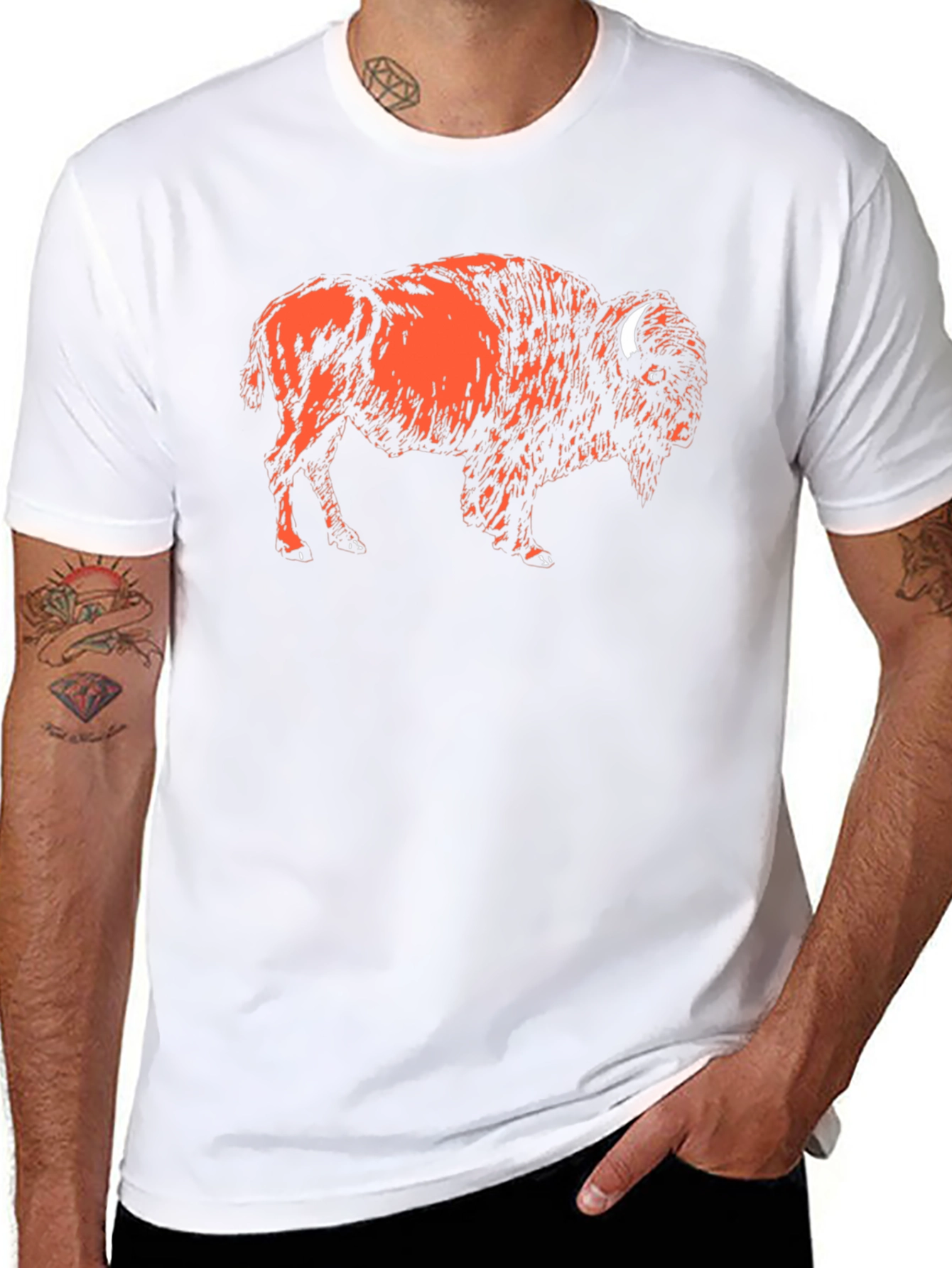 Buffalo Graphic T-Shirt - Black