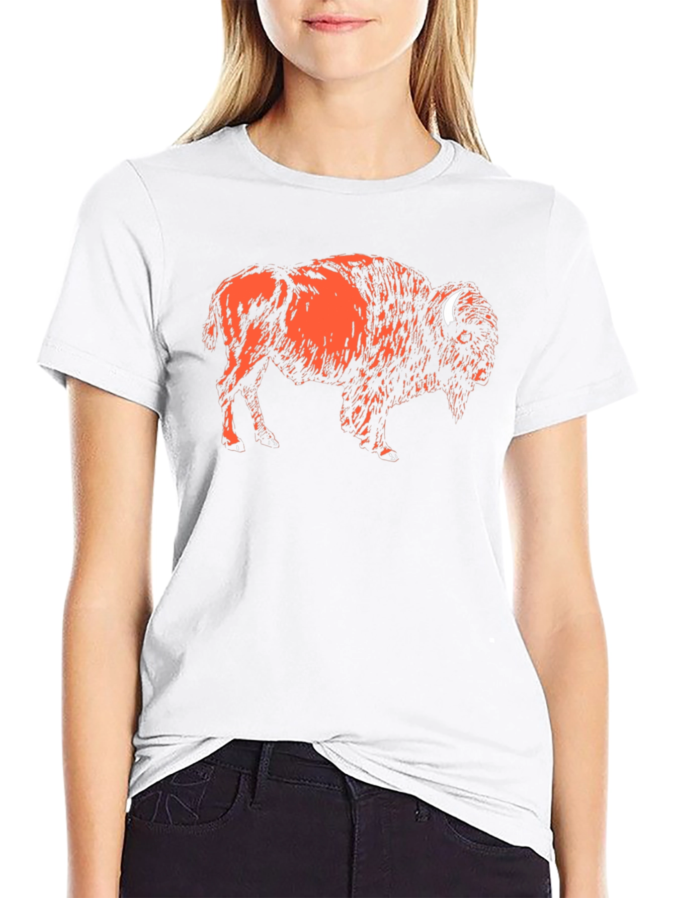 Buffalo Graphic T-Shirt - Black