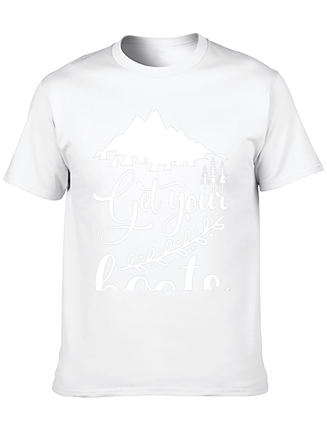 Get Your Boots On Black Graphic Tee