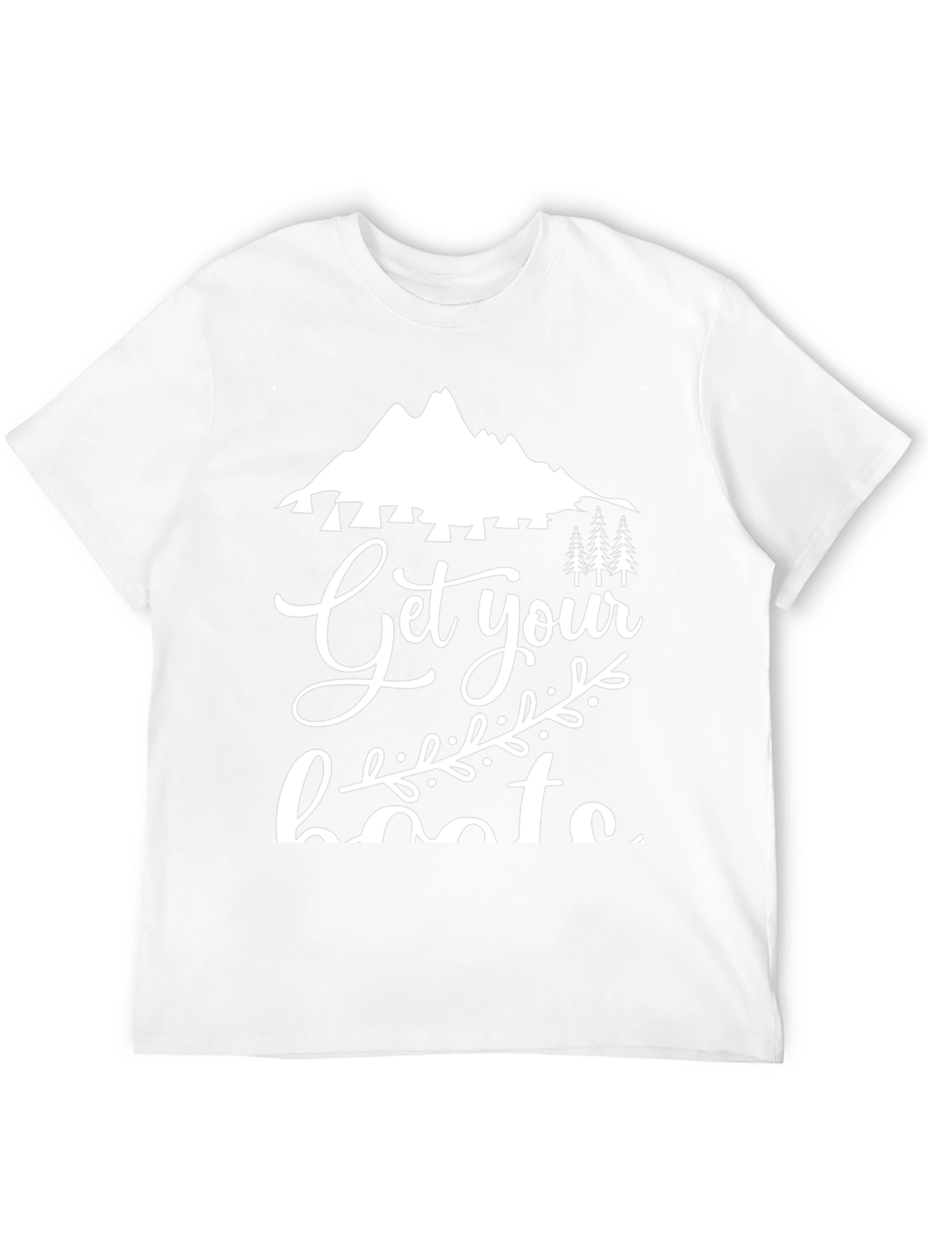 Get Your Boots On Black Graphic Tee