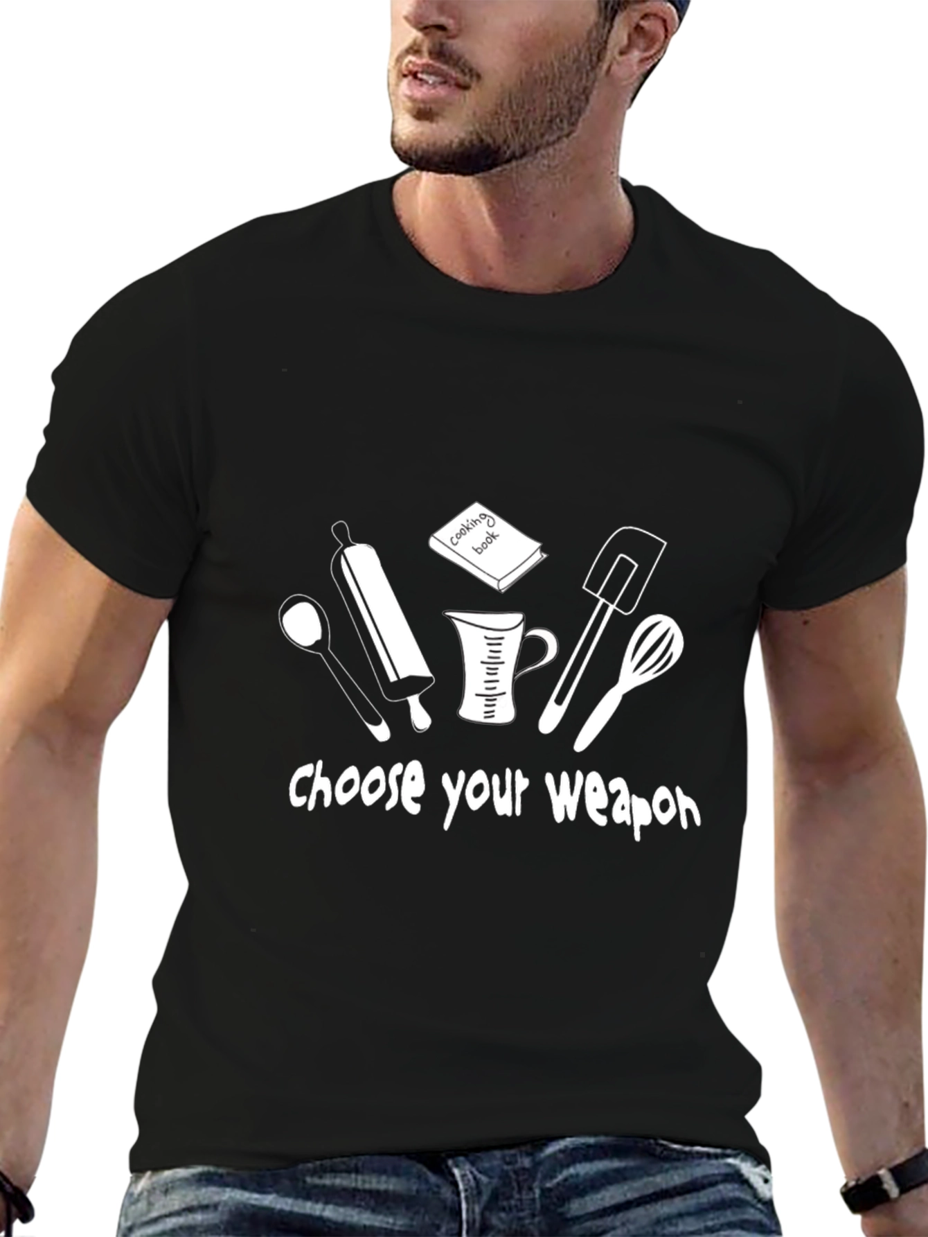 Choose Your Weapon Cooking T-Shirt