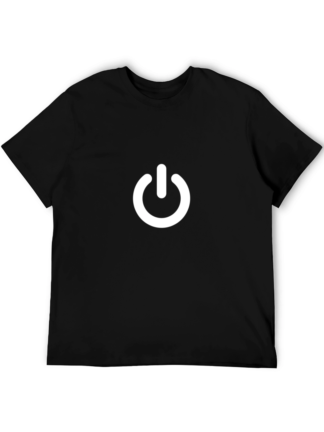 Power Button Graphic Tee - Black