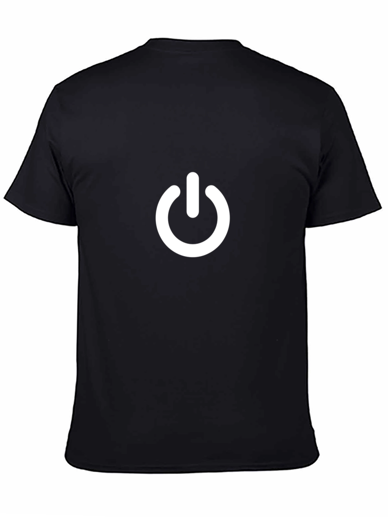 Power Button Graphic Tee - Black