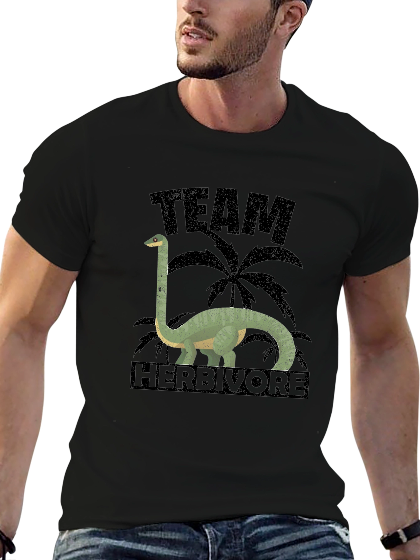 Team Herbivore Dinosaur Graphic Tee