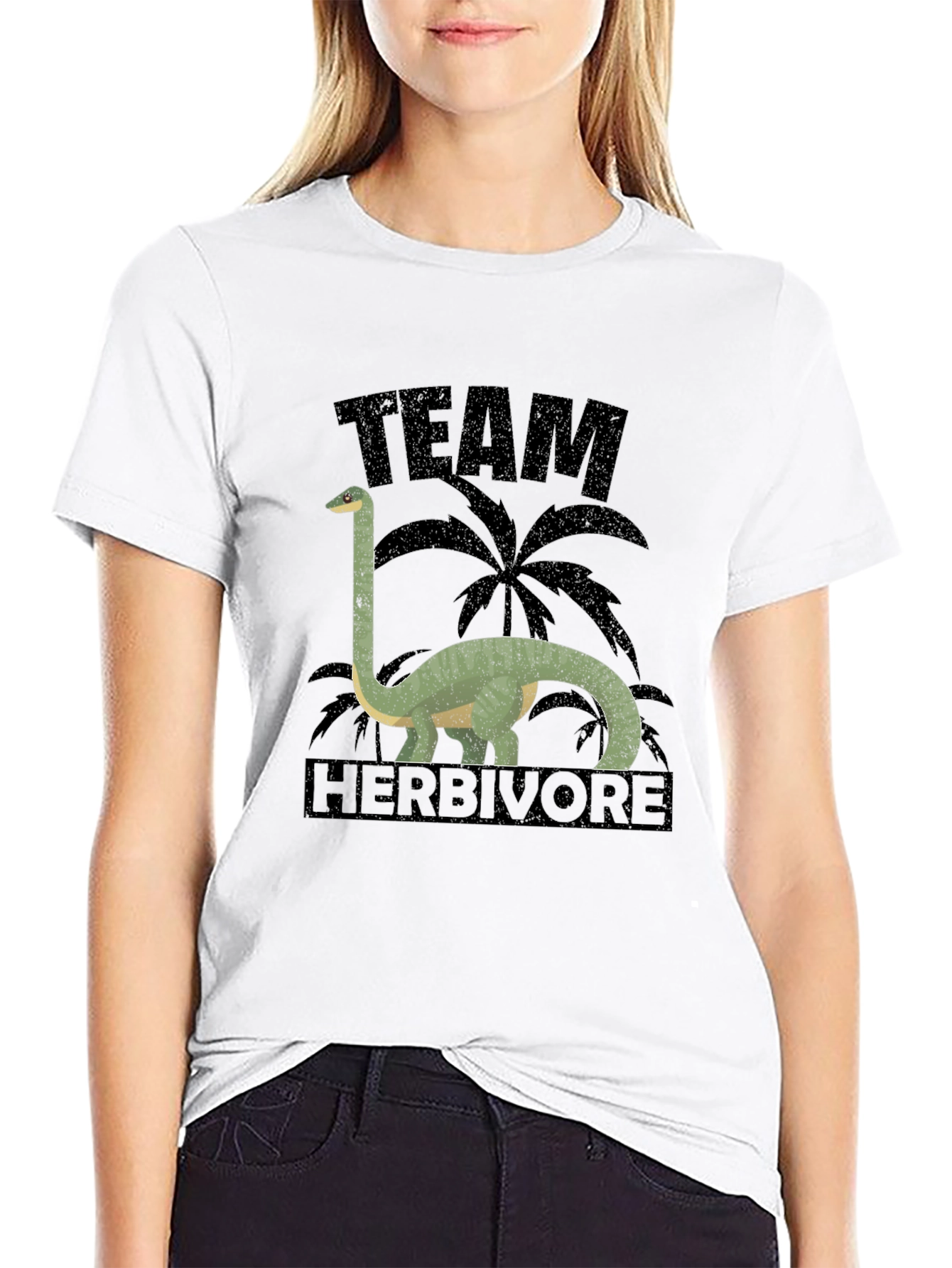 Team Herbivore Dinosaur Graphic Tee